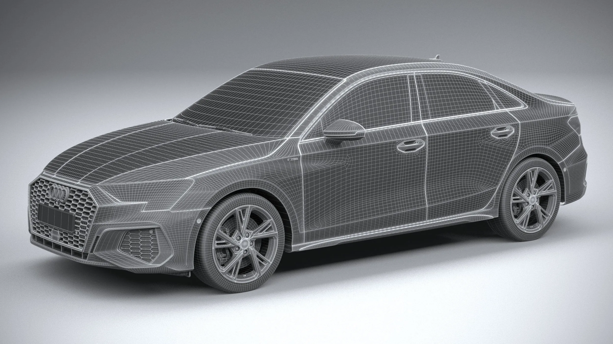 audi car 33 models collection squir 3d 3d model