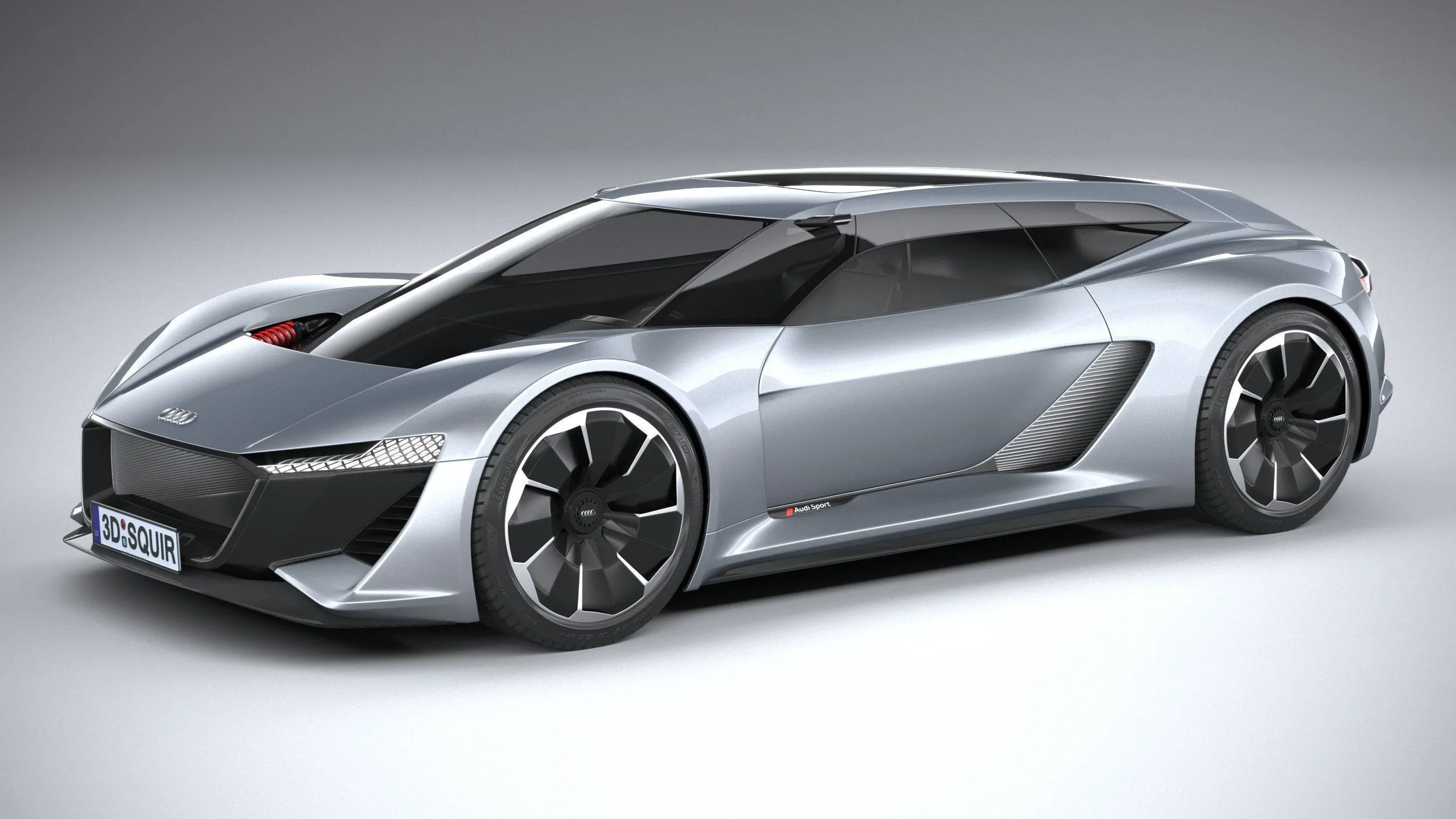 audi car 33 models collection squir 3d 3d model