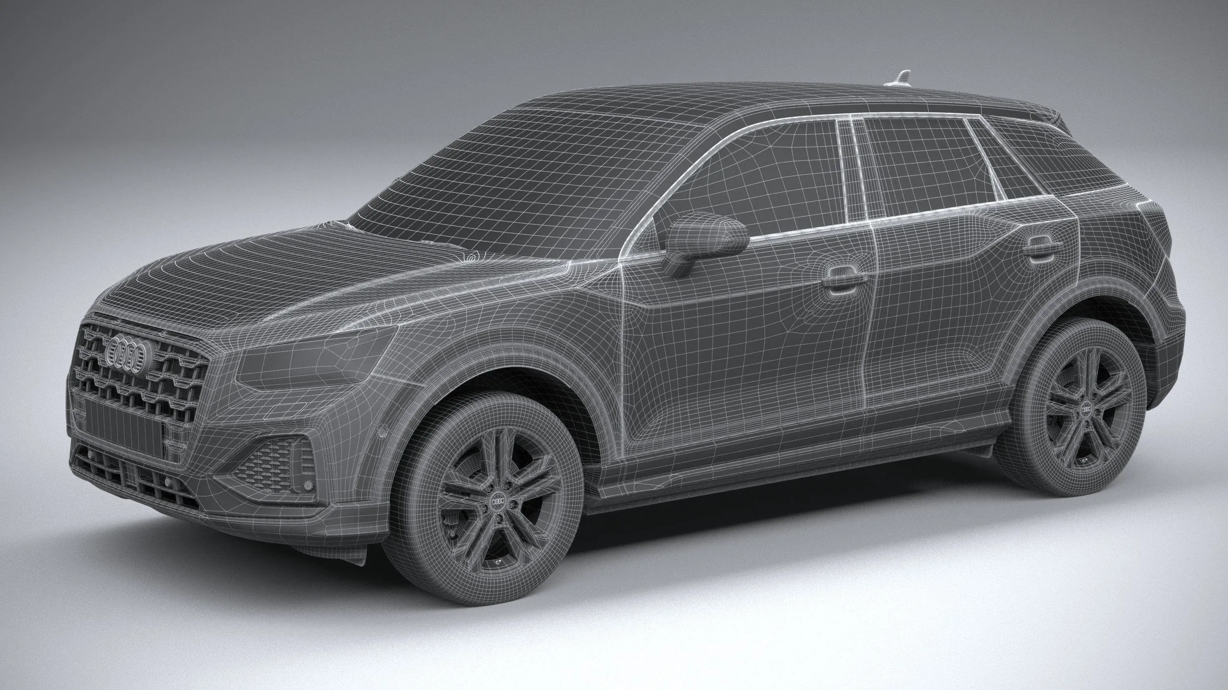 audi car 33 models collection squir 3d 3d model