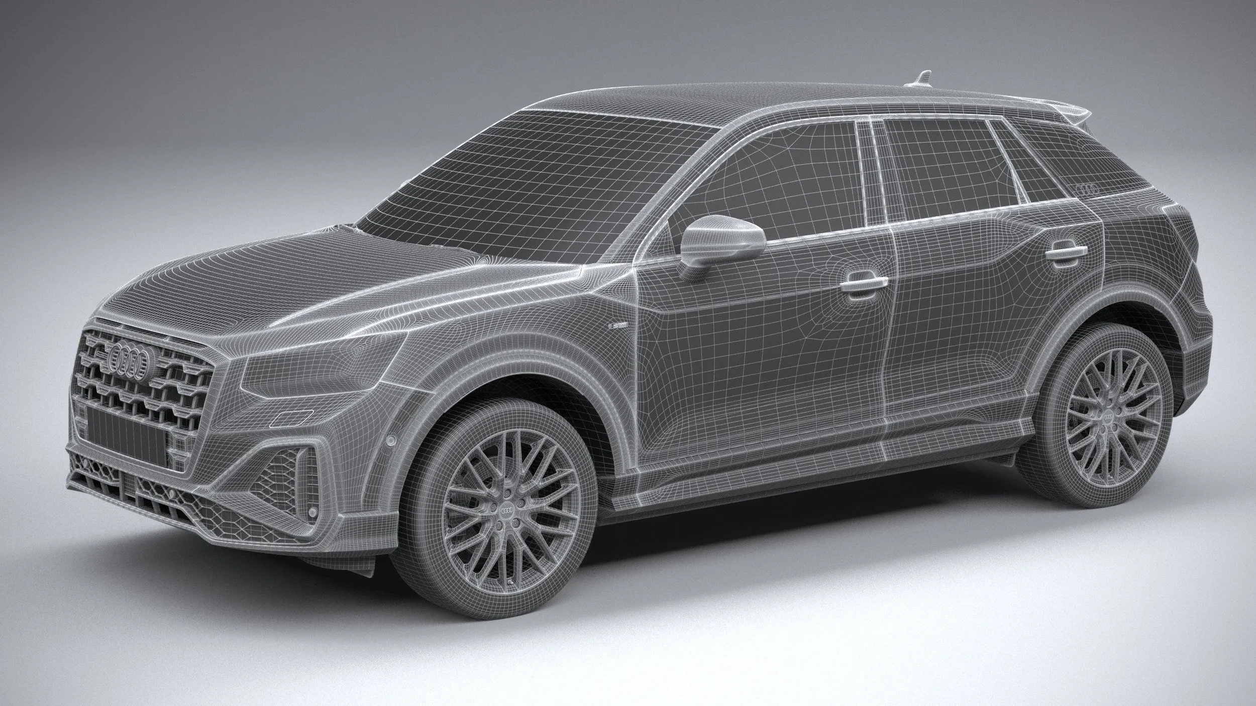 audi car 33 models collection squir 3d 3d model