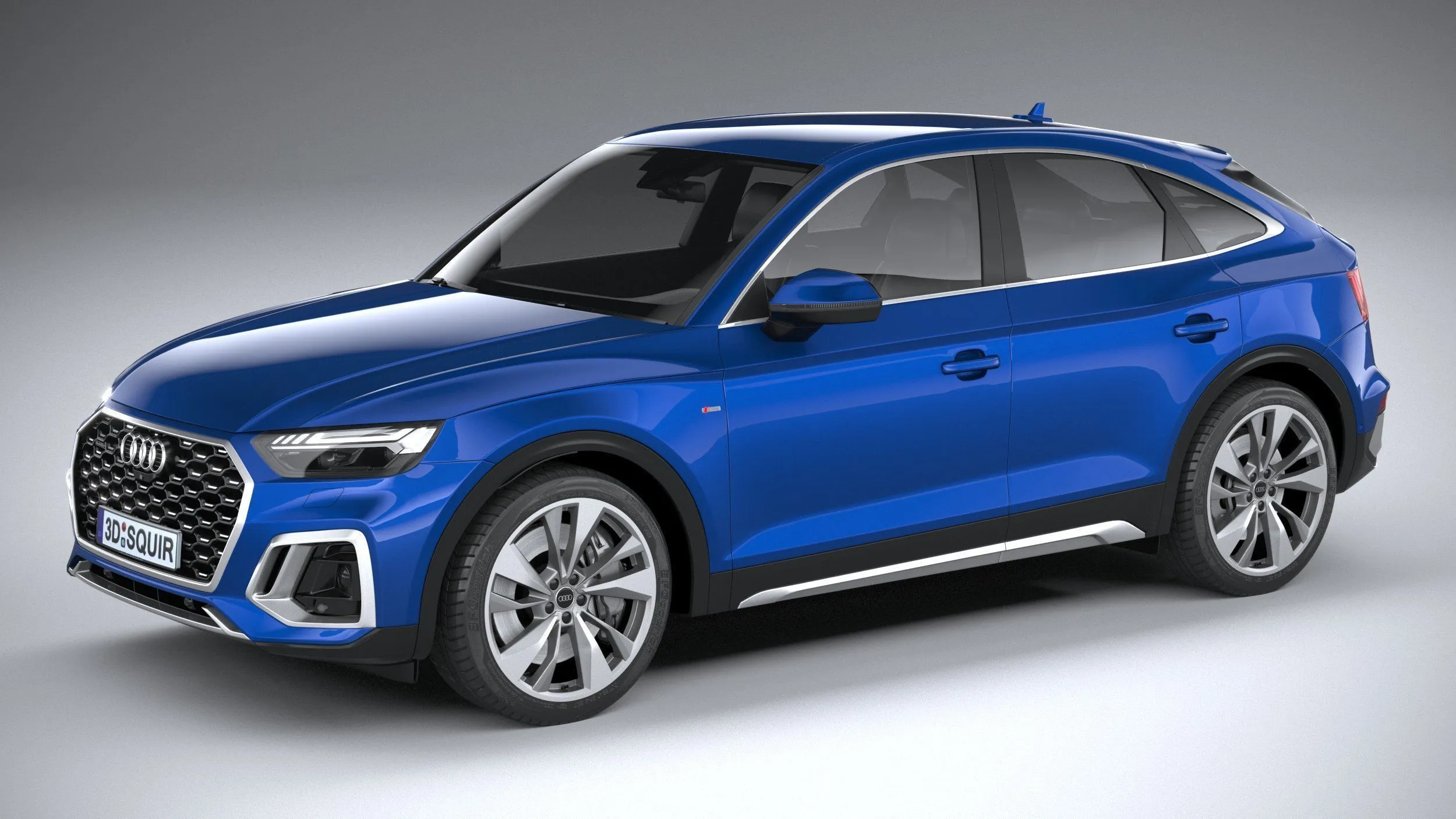 audi car 33 models collection squir 3d 3d model