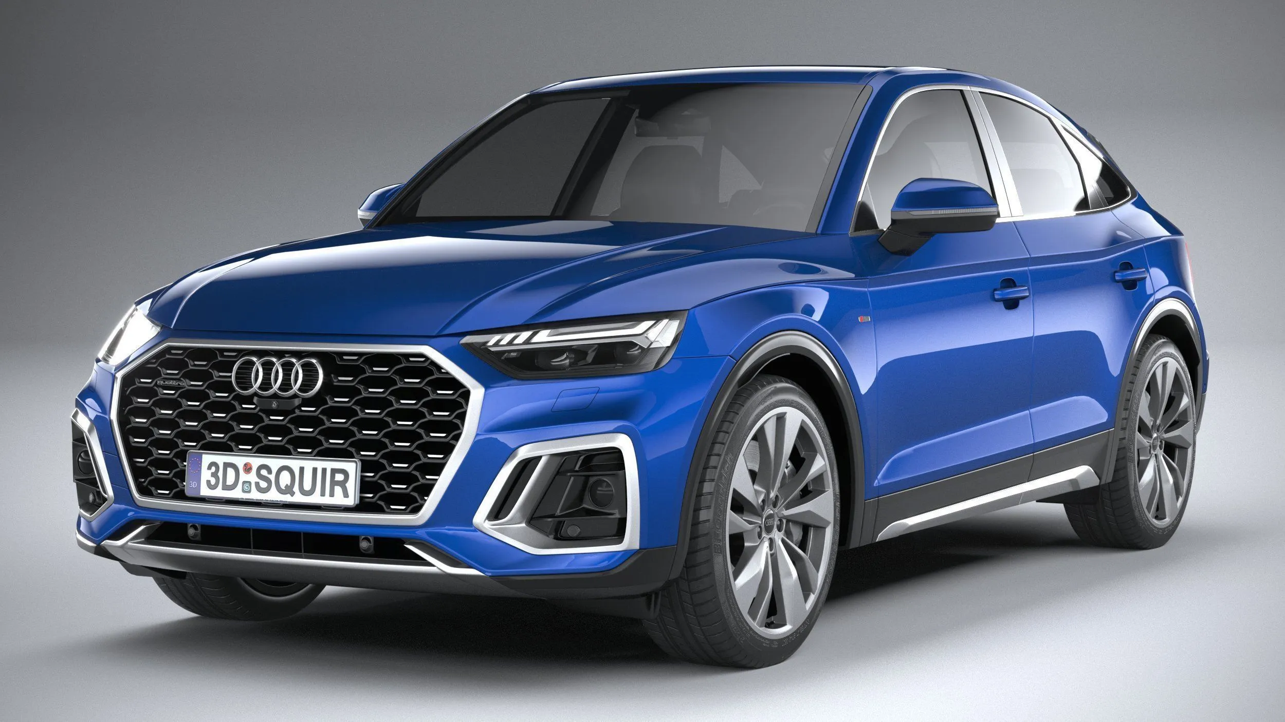 audi car 33 models collection squir 3d 3d model