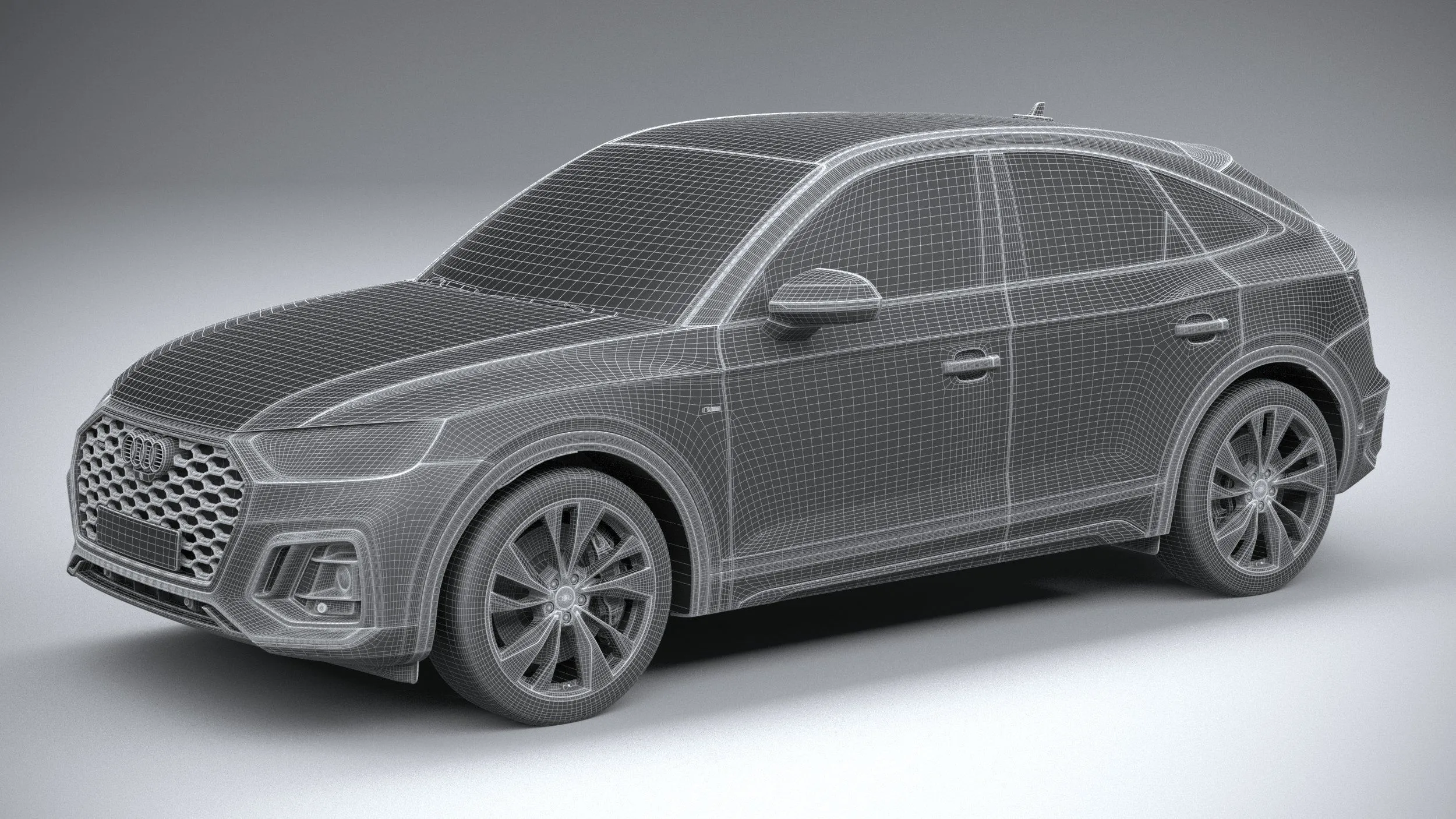 audi car 33 models collection squir 3d 3d model
