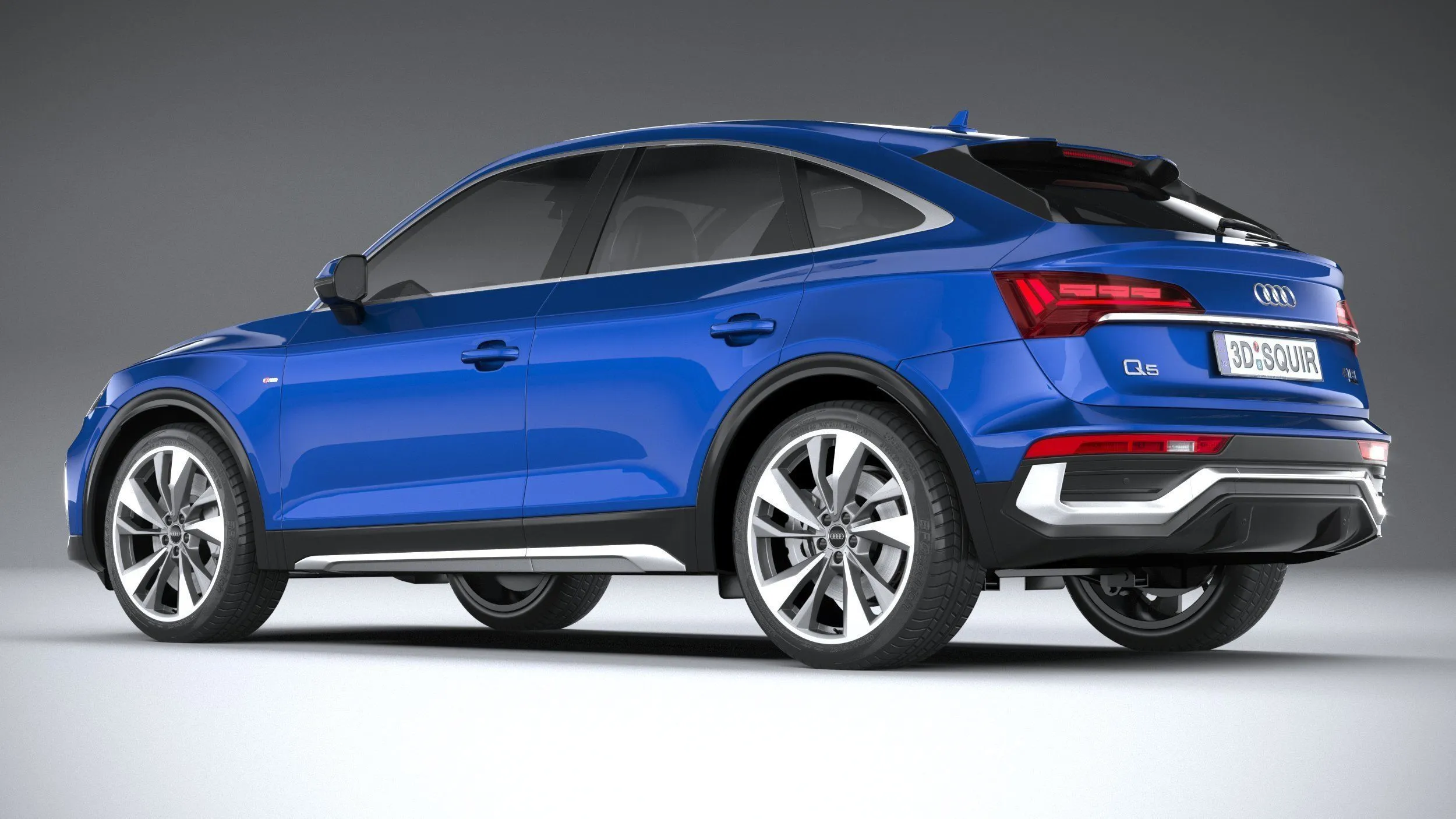 audi car 33 models collection squir 3d 3d model