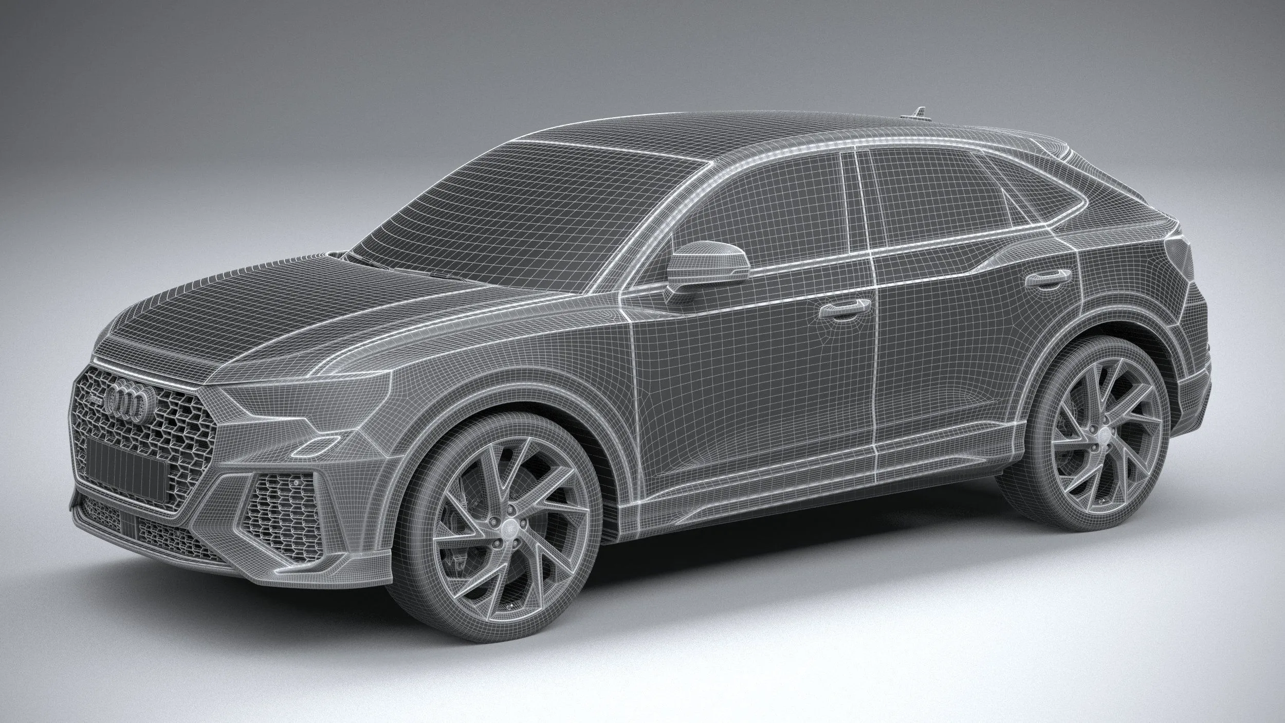 audi car 33 models collection squir 3d 3d model