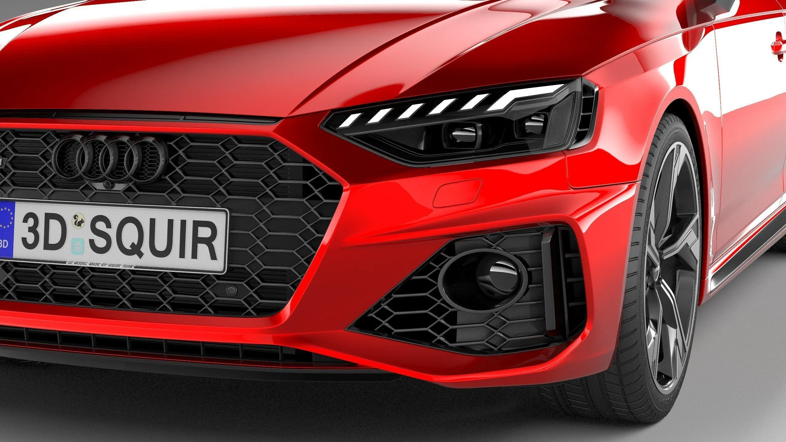 audi car 33 models collection squir 3d 3d model