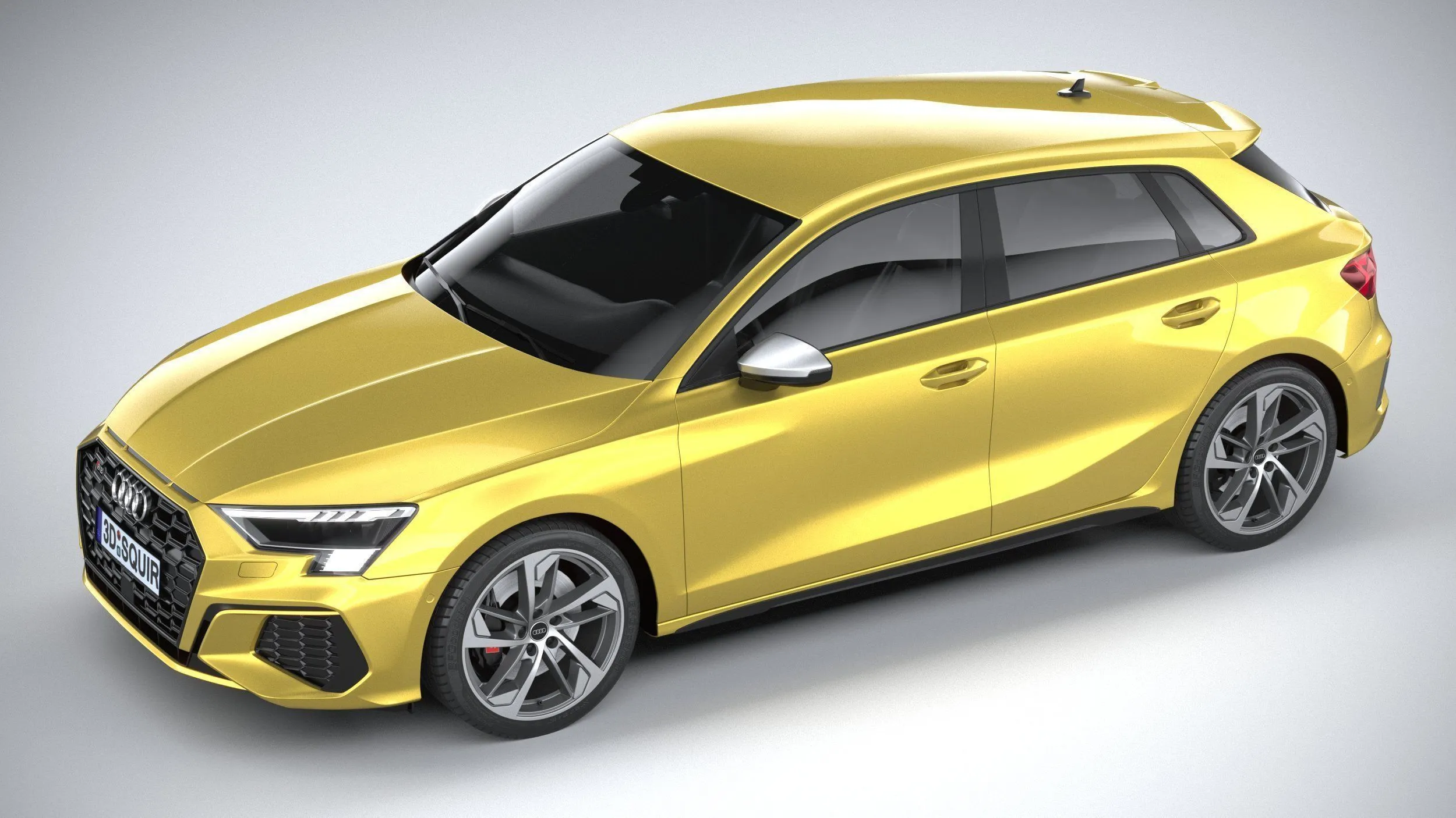 audi car 33 models collection squir 3d 3d model