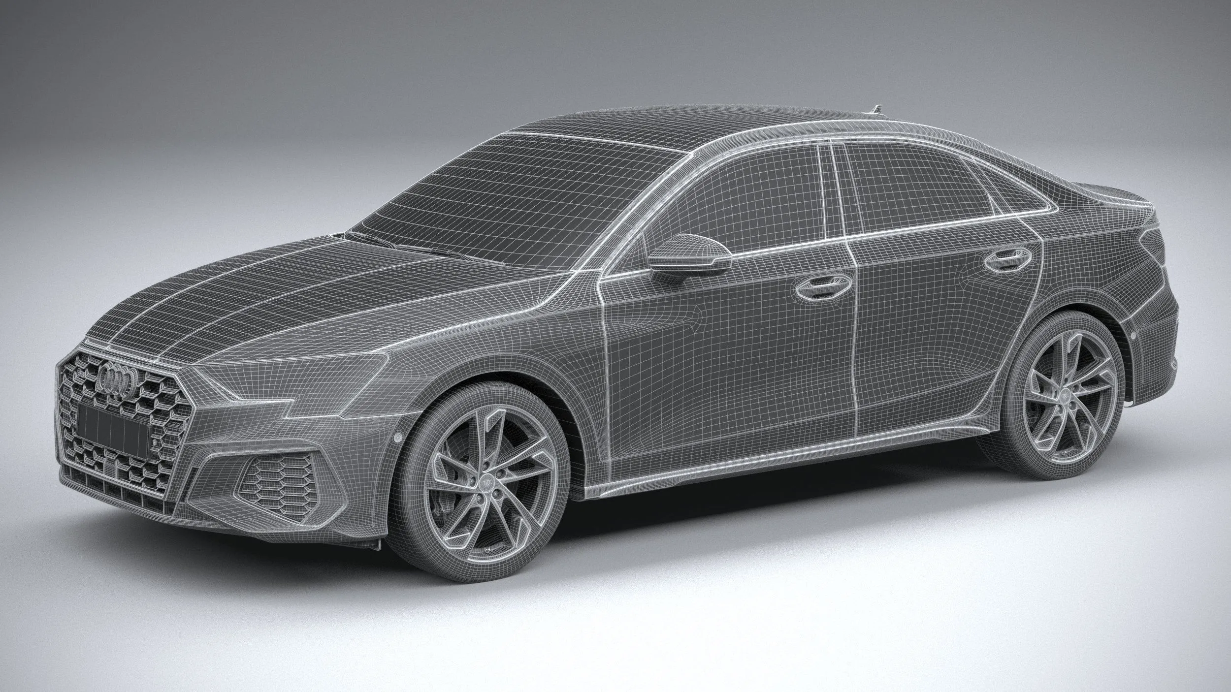 audi car 33 models collection squir 3d 3d model
