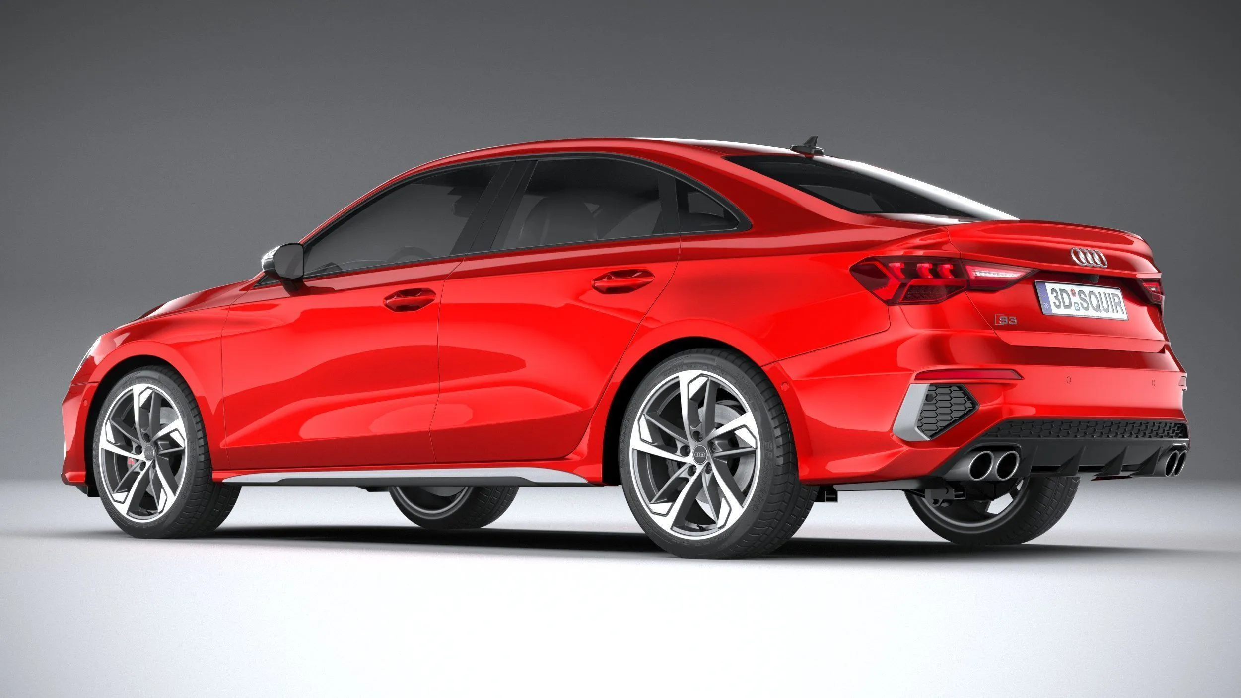audi car 33 models collection squir 3d 3d model
