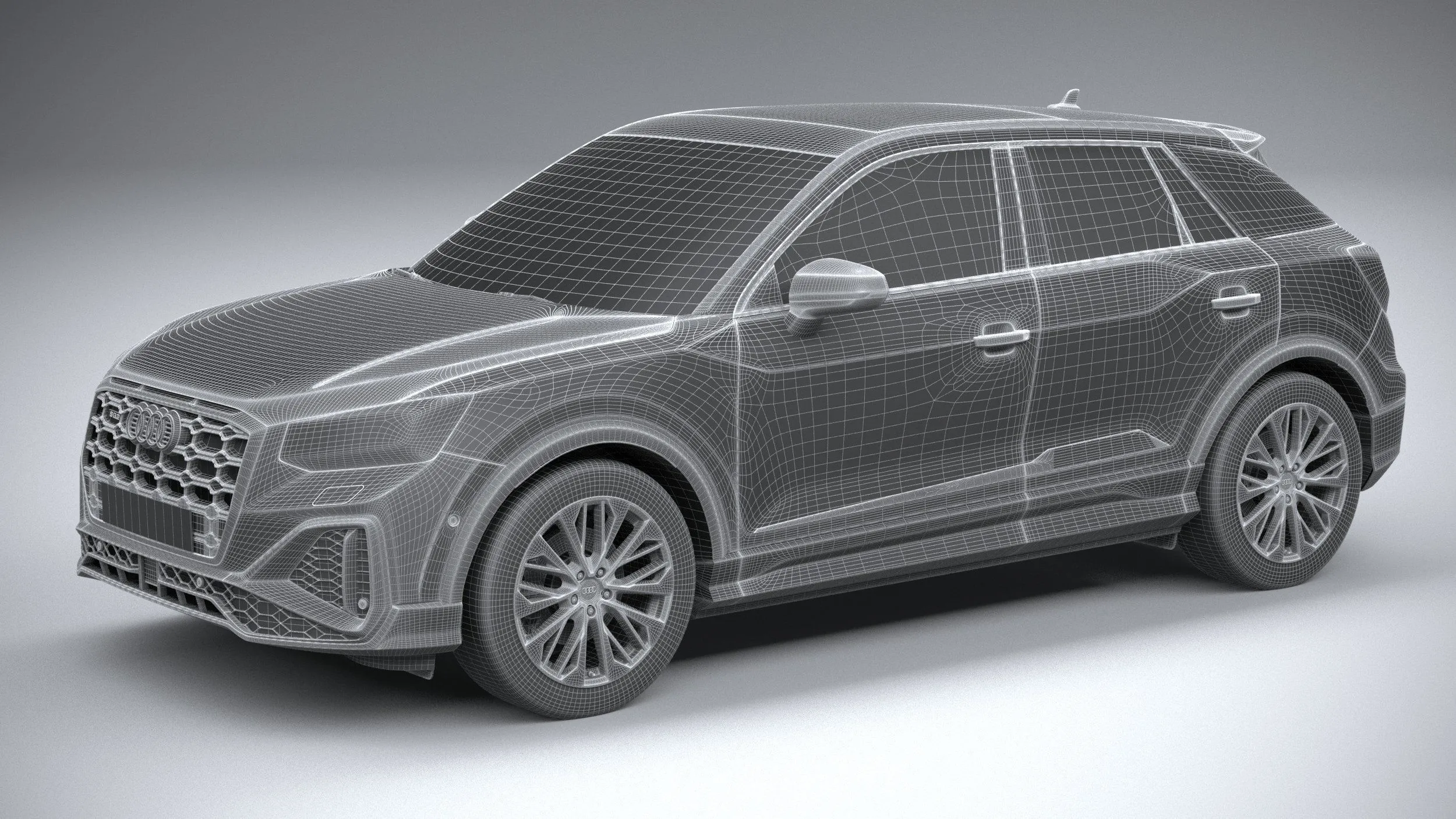 audi car 33 models collection squir 3d 3d model