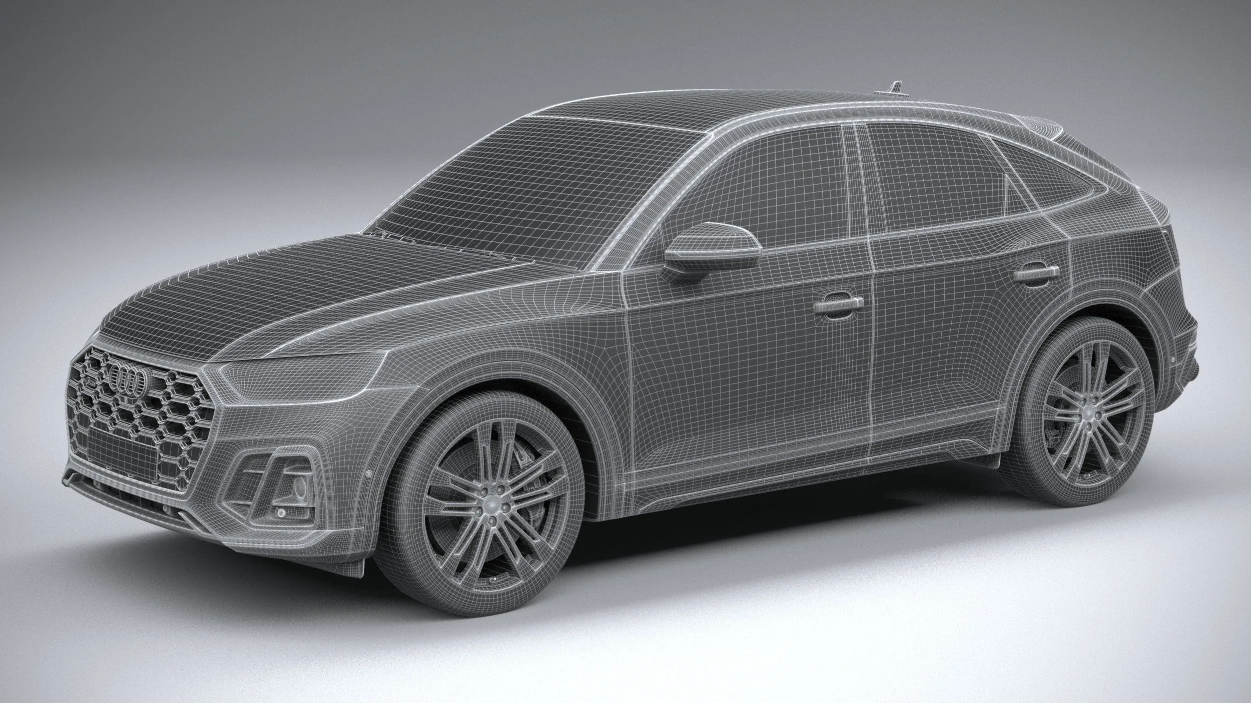 audi car 33 models collection squir 3d 3d model