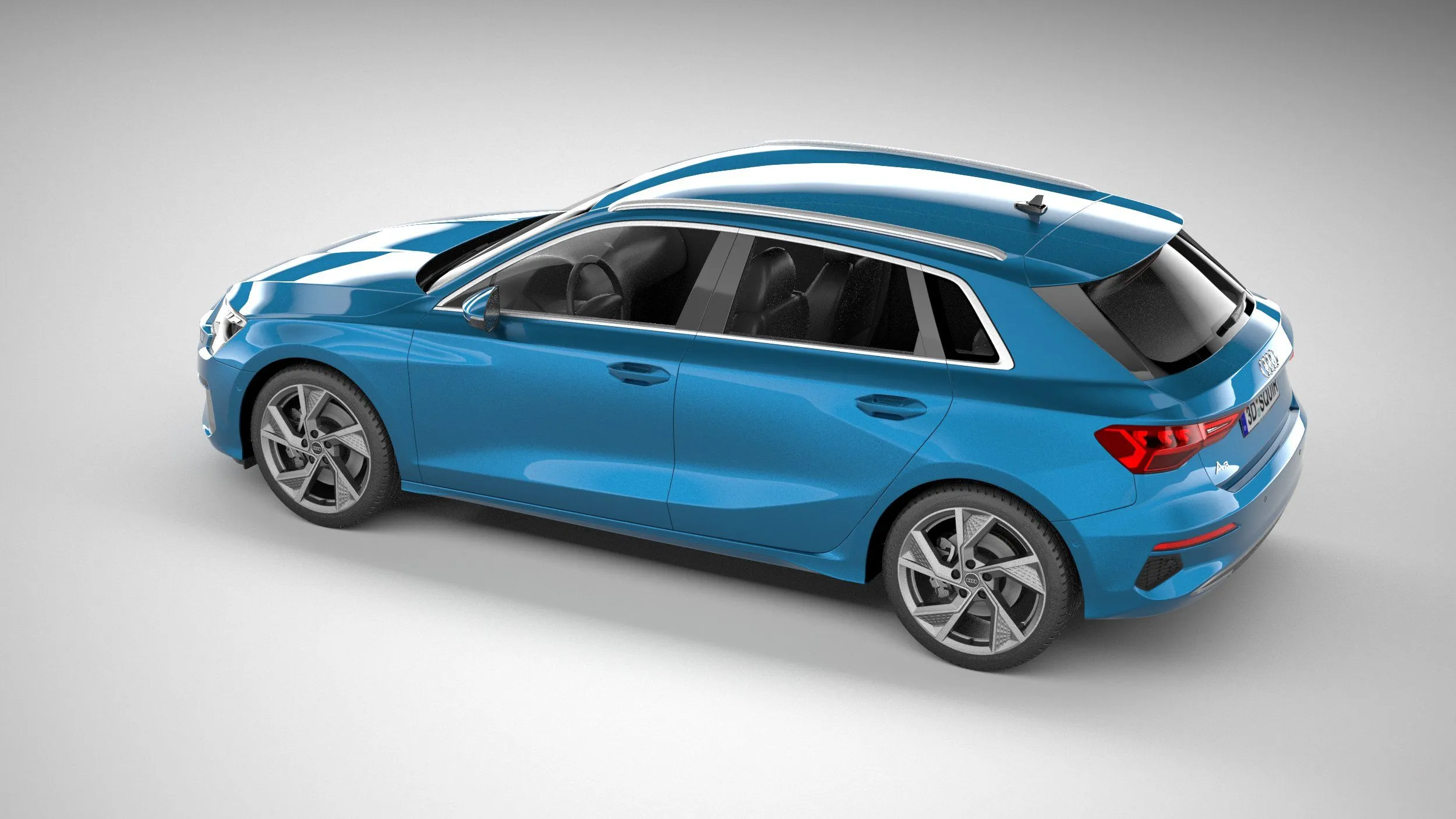 audi car 33 models collection squir 3d 3d model