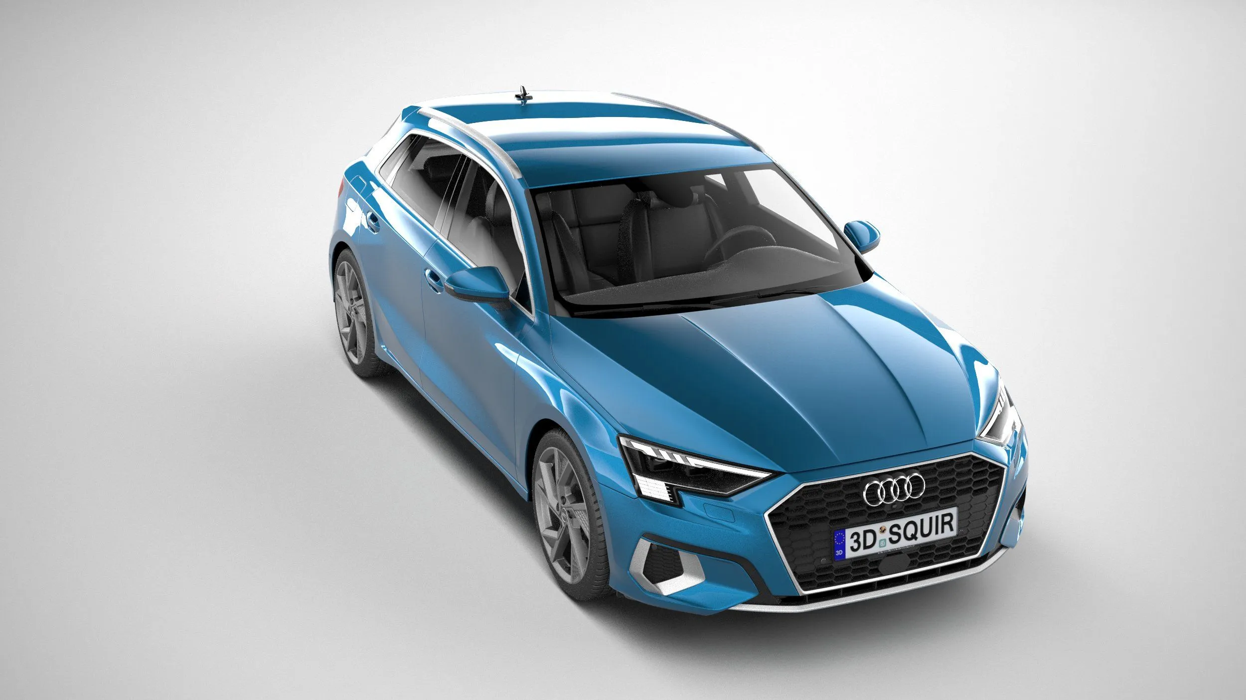 audi car 33 models collection squir 3d 3d model