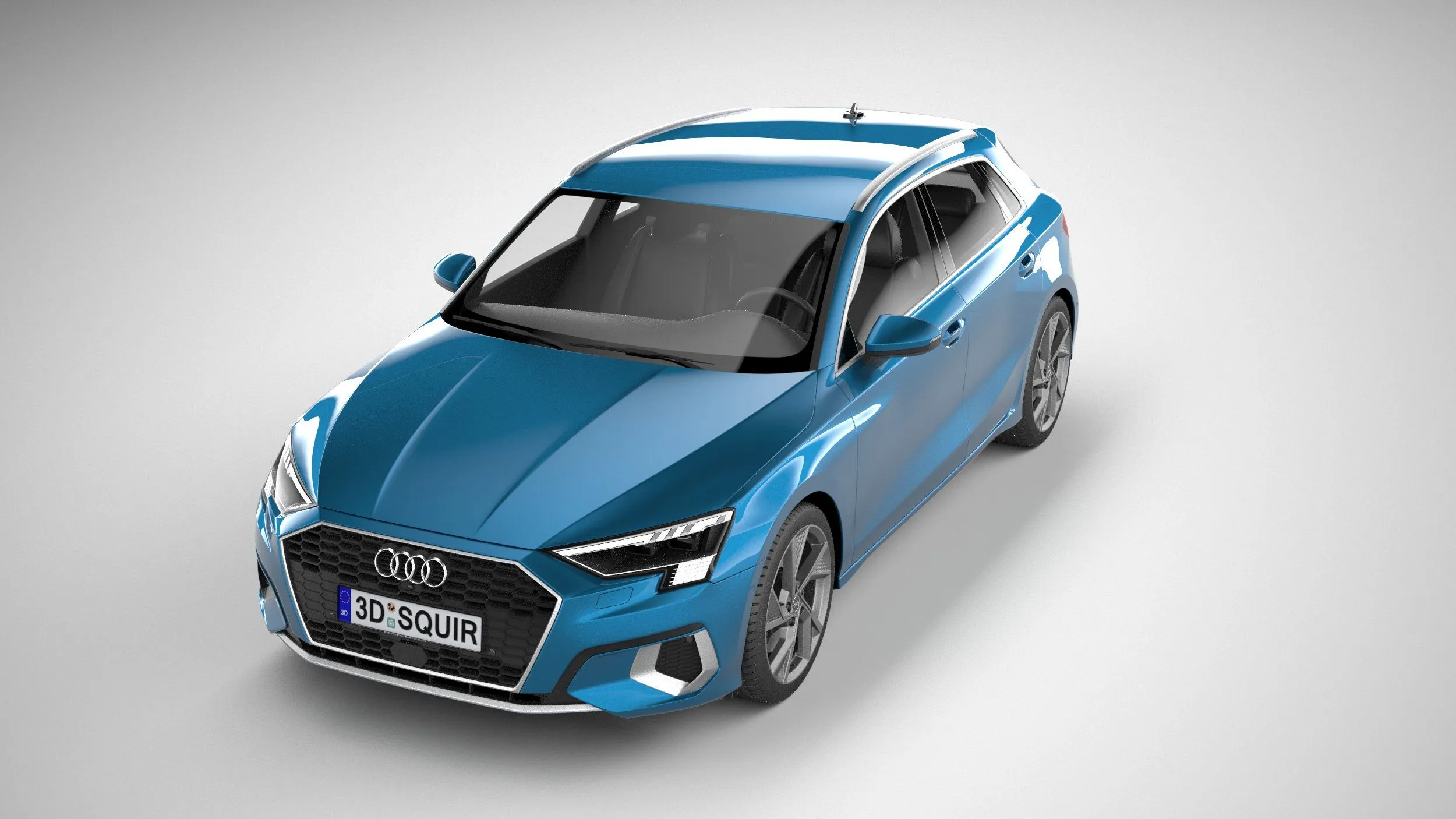 audi car 33 models collection squir 3d 3d model