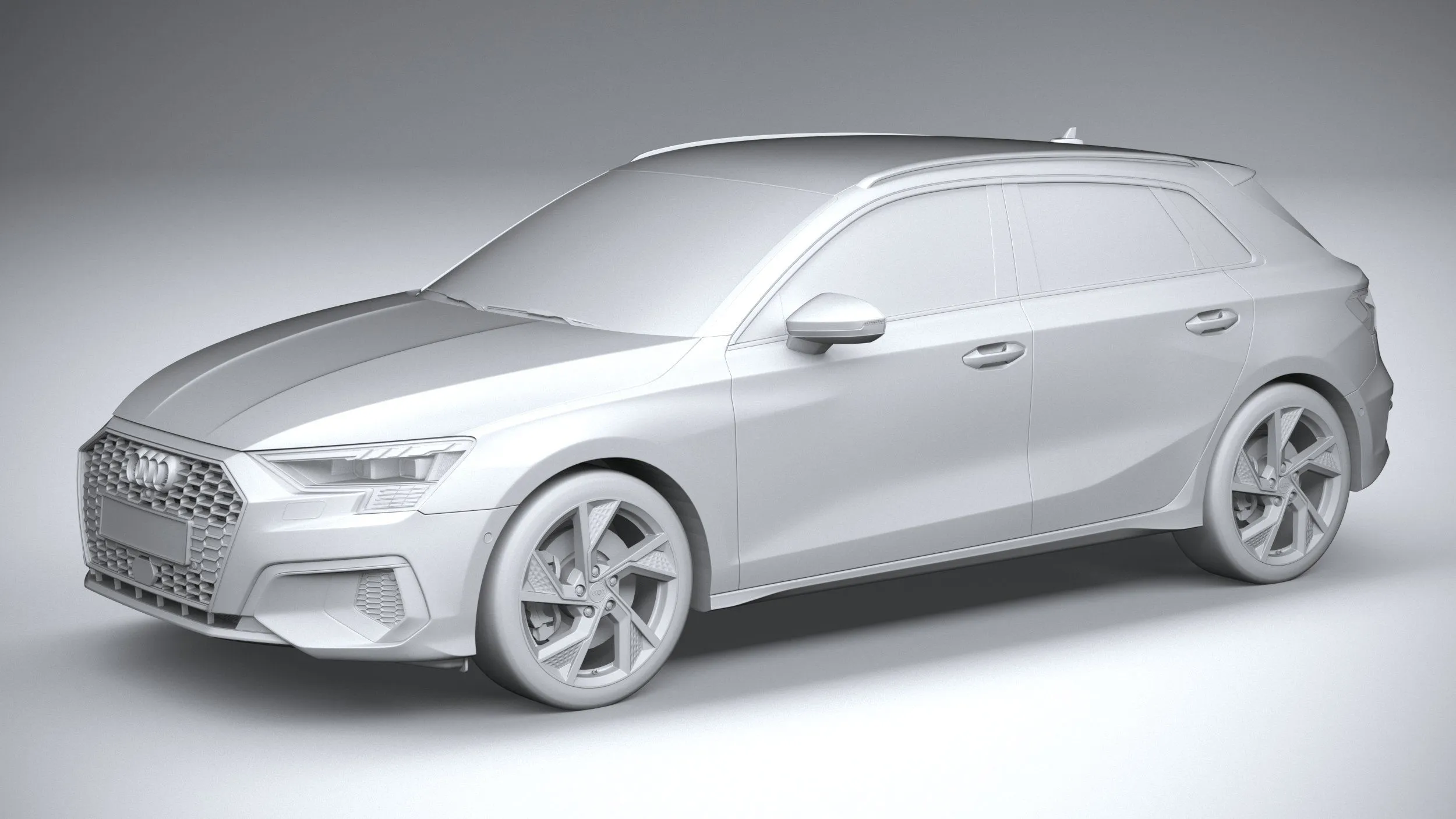 audi car 33 models collection squir 3d 3d model