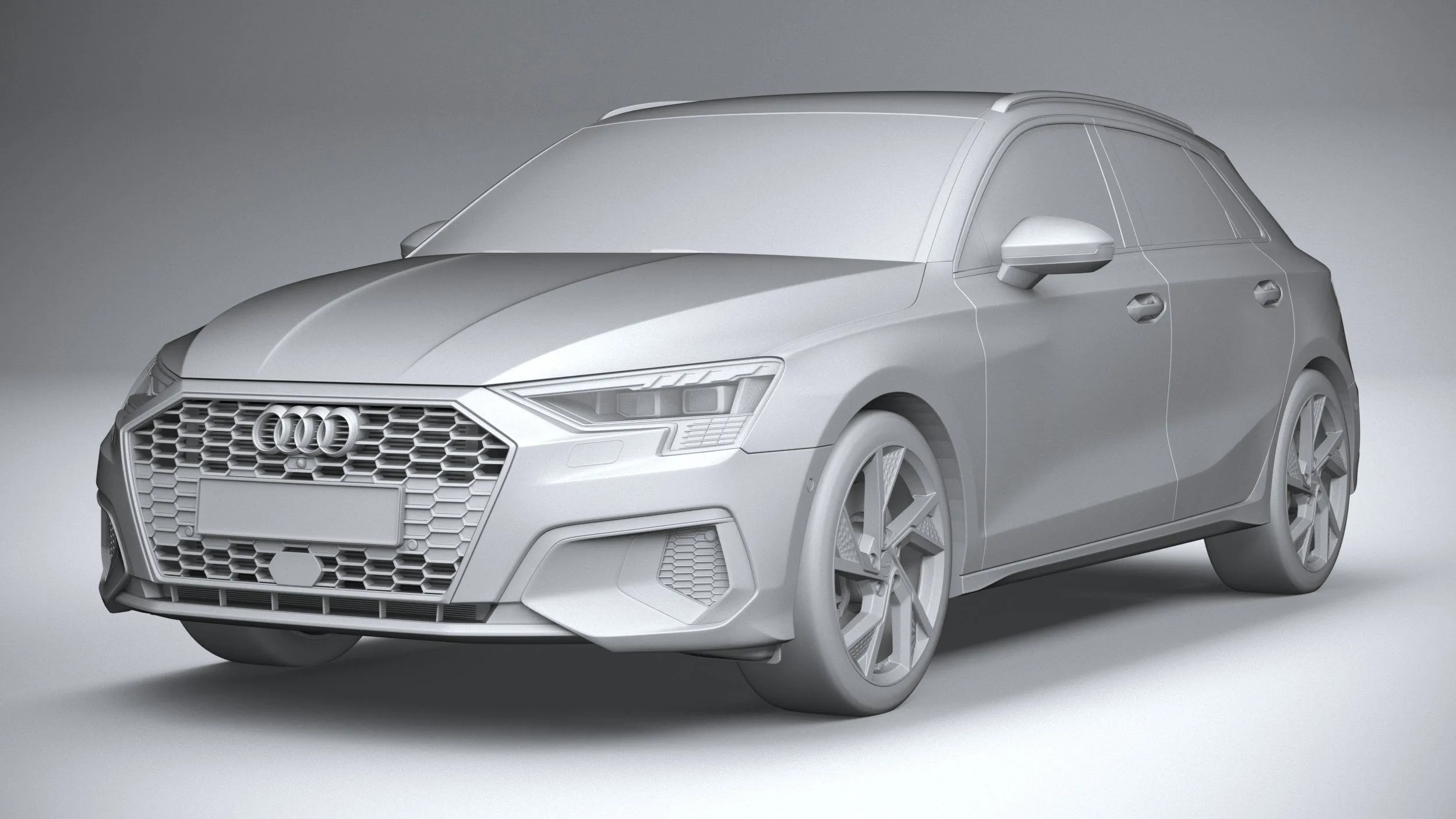 audi car 33 models collection squir 3d 3d model