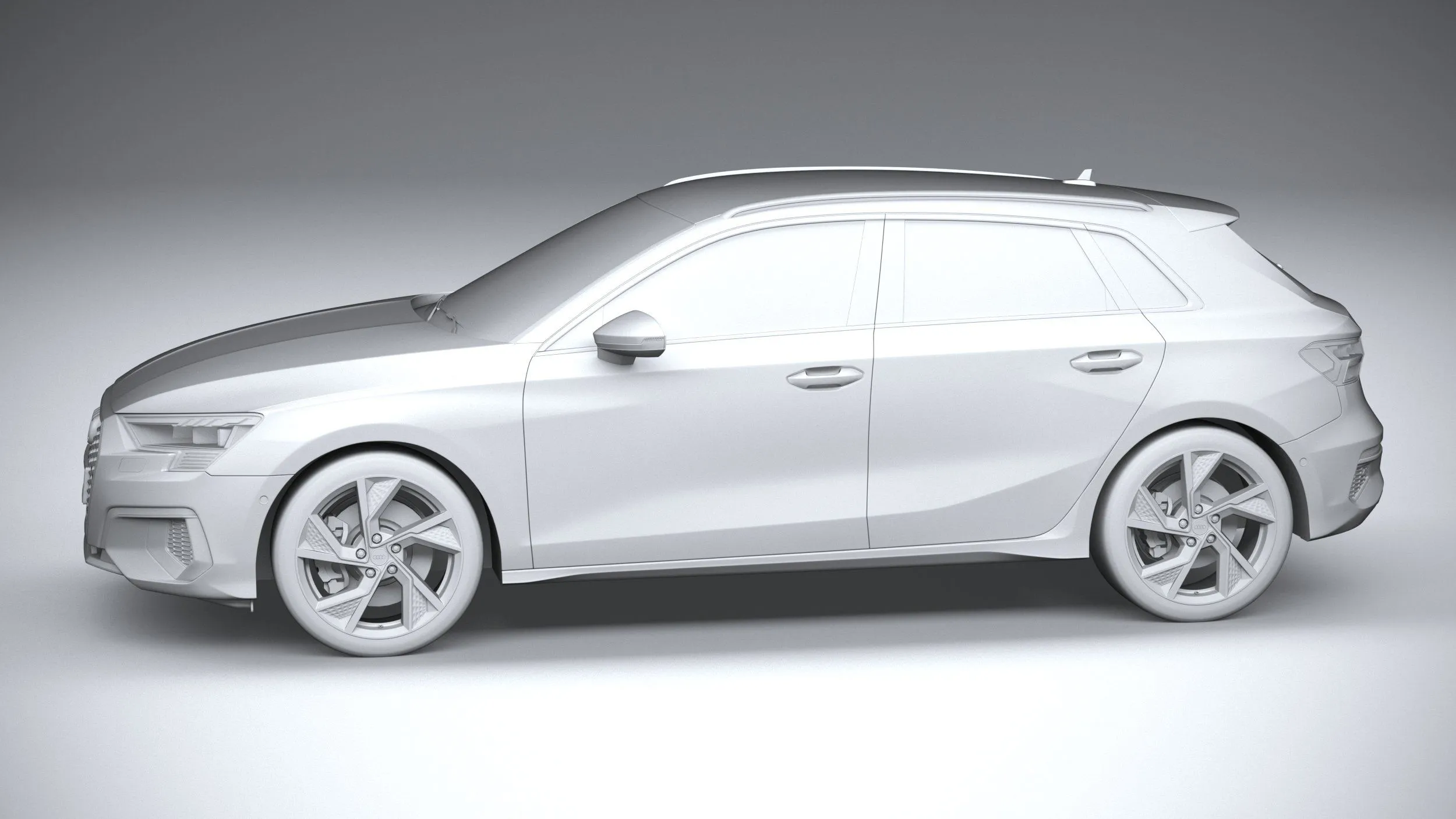audi car 33 models collection squir 3d 3d model