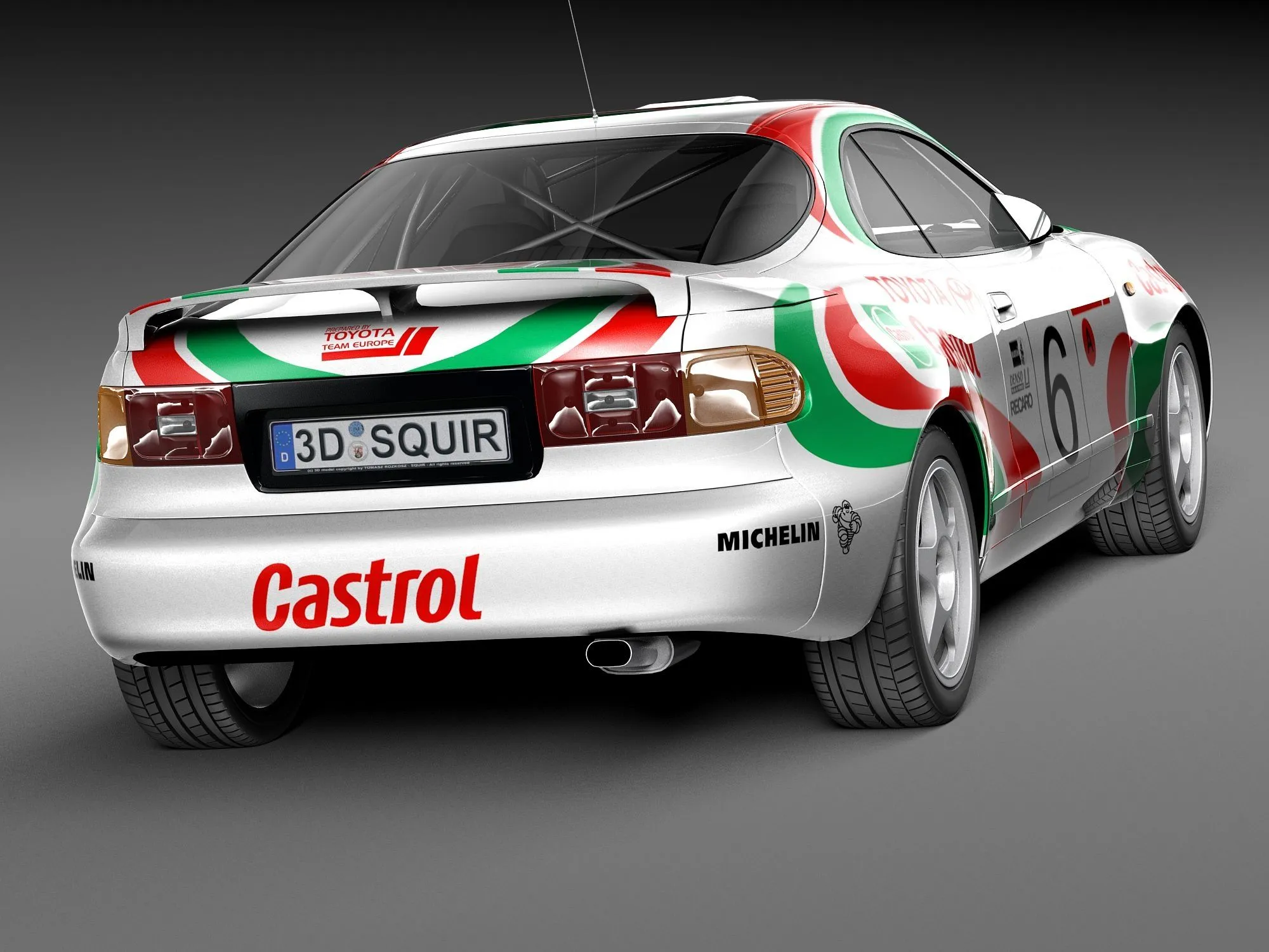 toyota car 32 models collection squir 3d 3d model