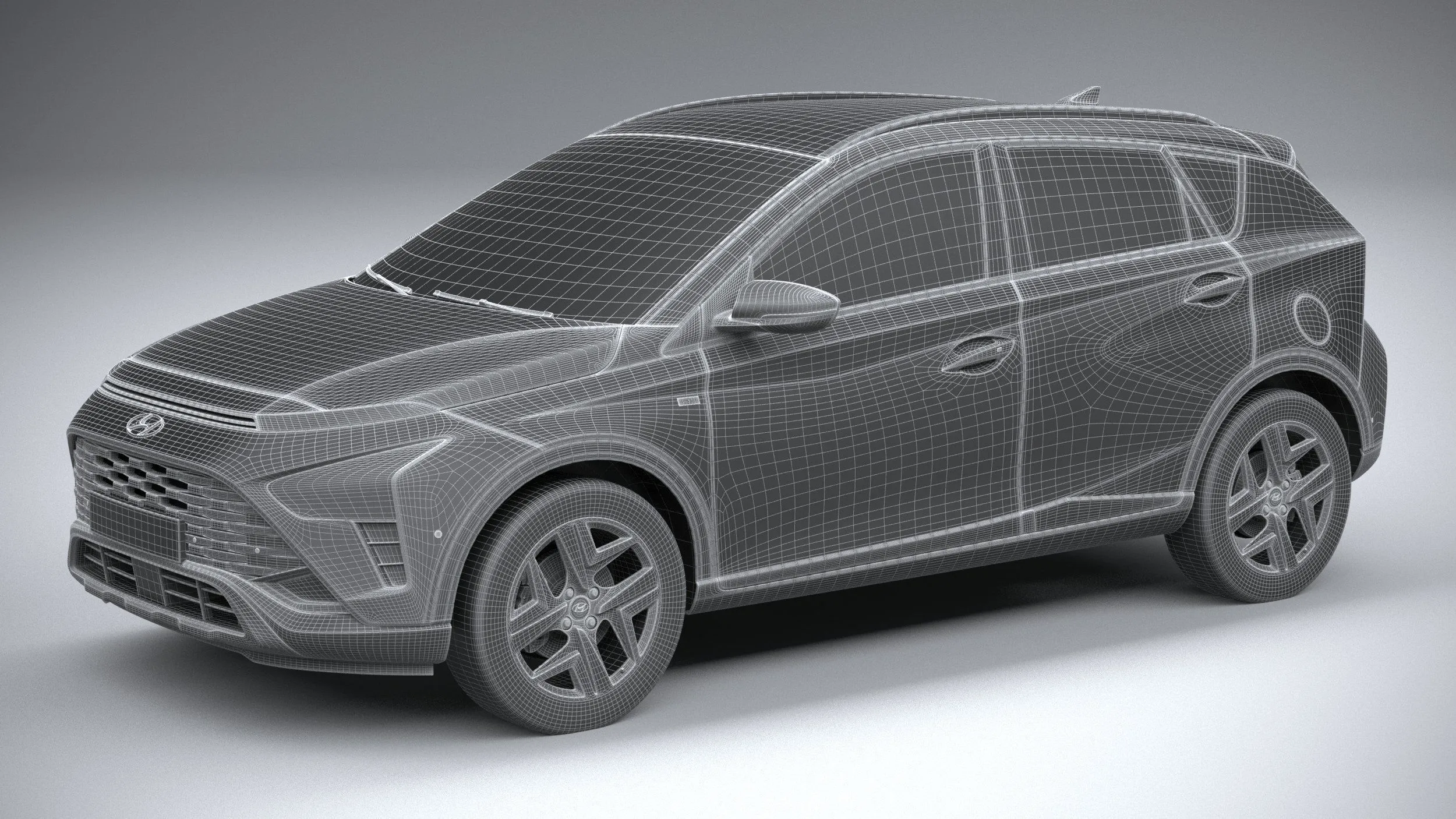 hyundai car 27 models collection squir 3d 3d model