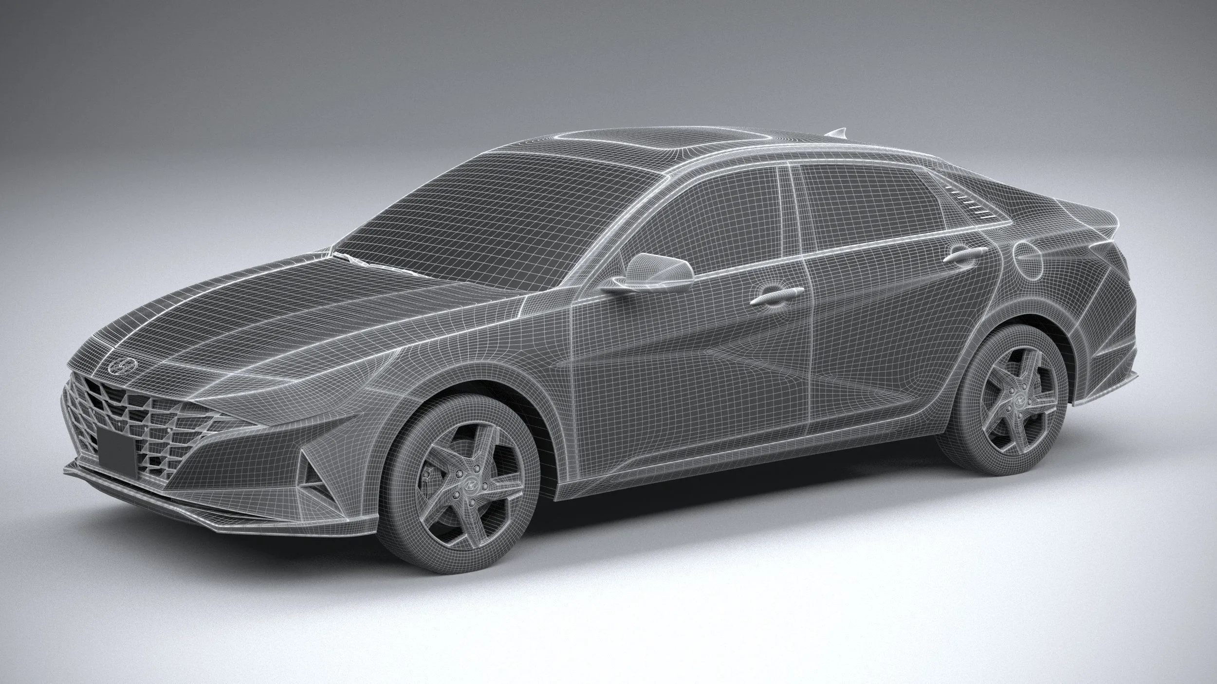 hyundai car 27 models collection squir 3d 3d model