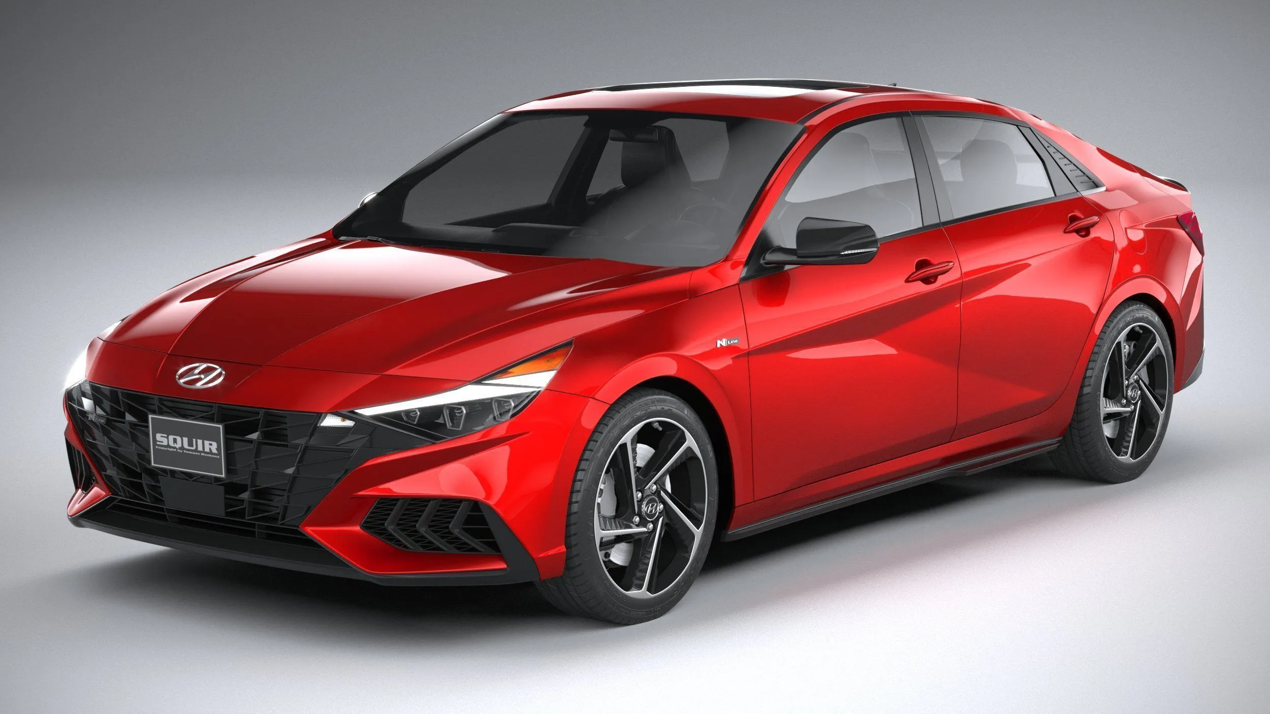 hyundai car 27 models collection squir 3d 3d model