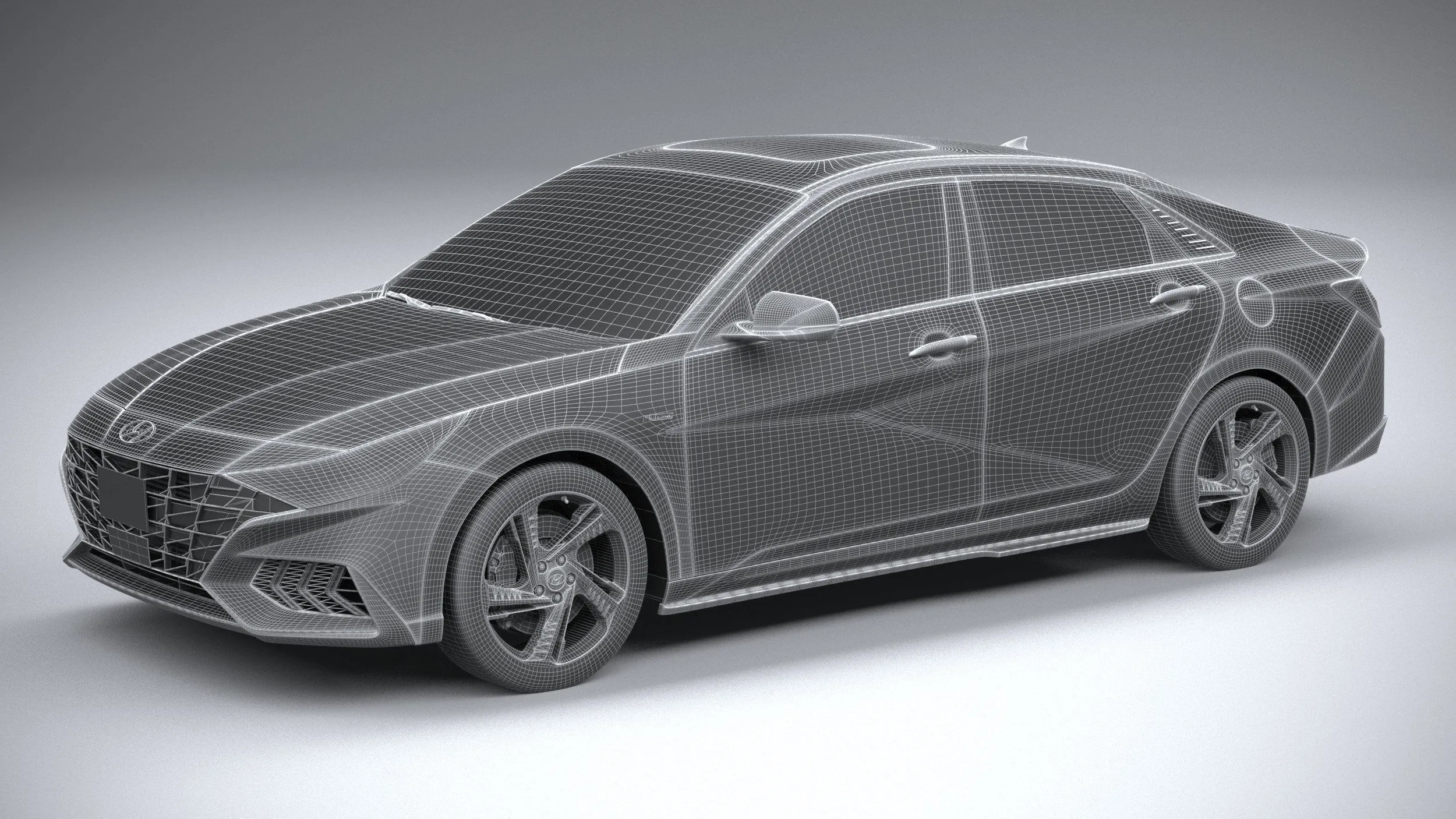 hyundai car 27 models collection squir 3d 3d model