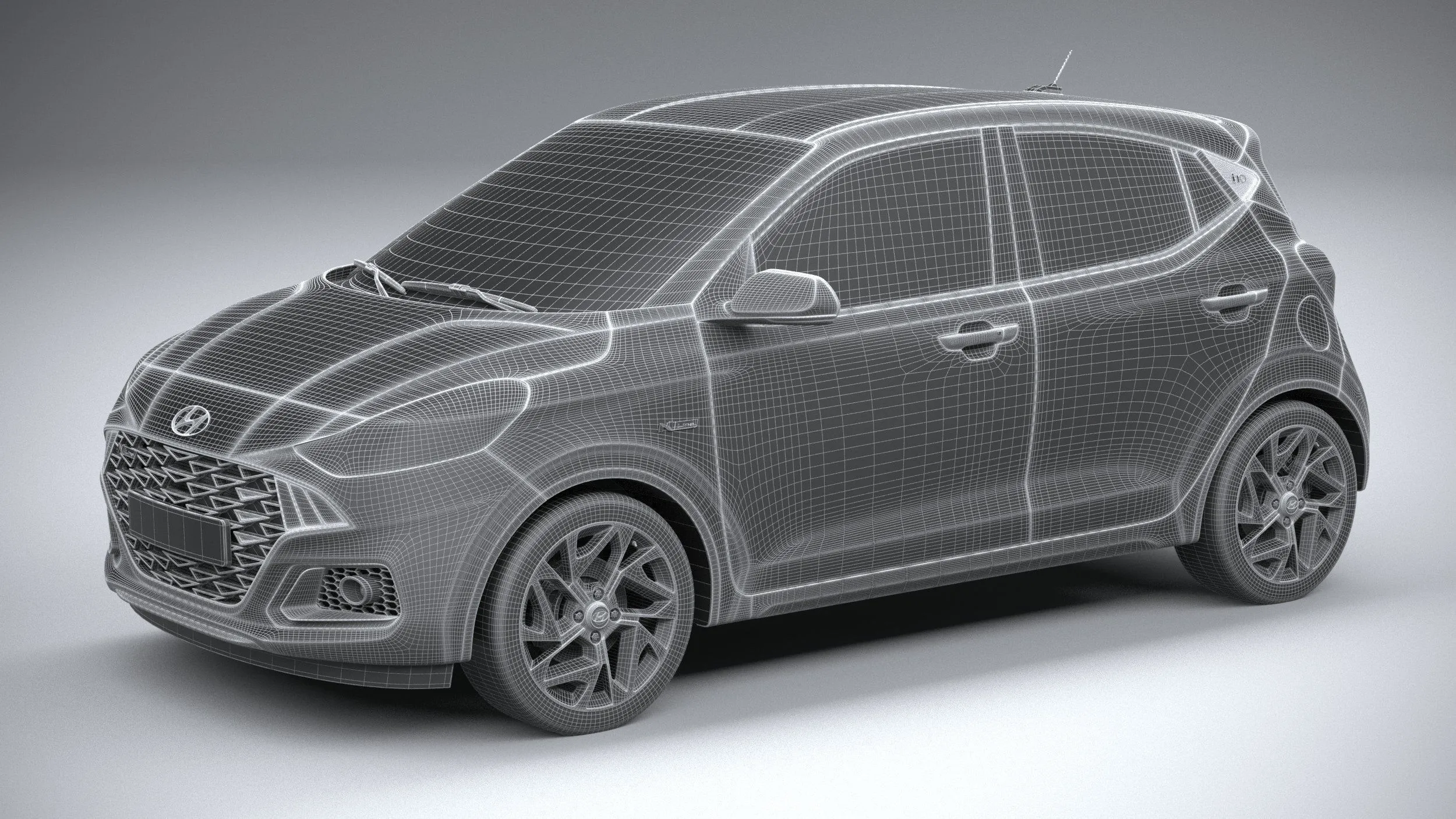 hyundai car 27 models collection squir 3d 3d model
