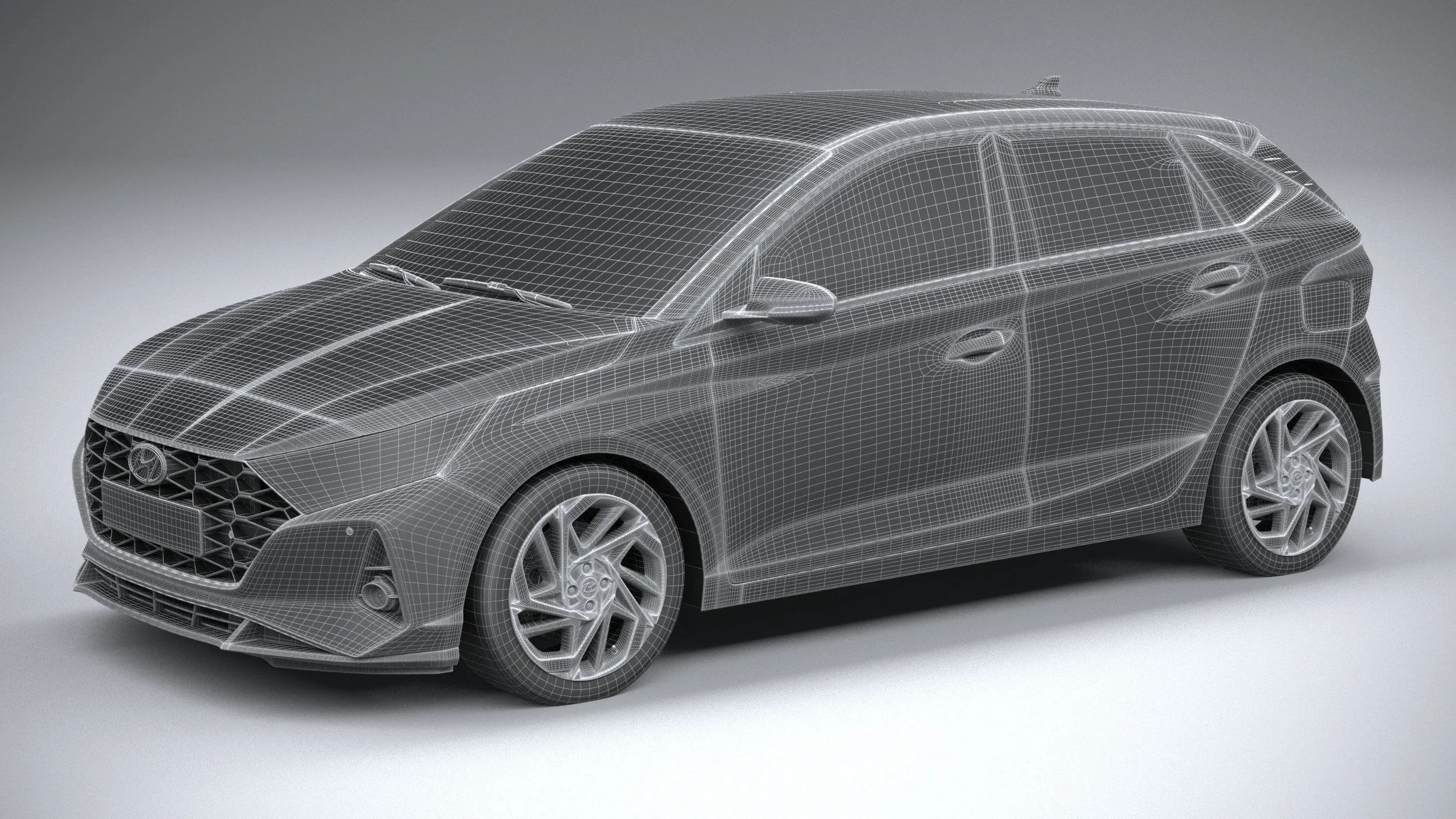 hyundai car 27 models collection squir 3d 3d model