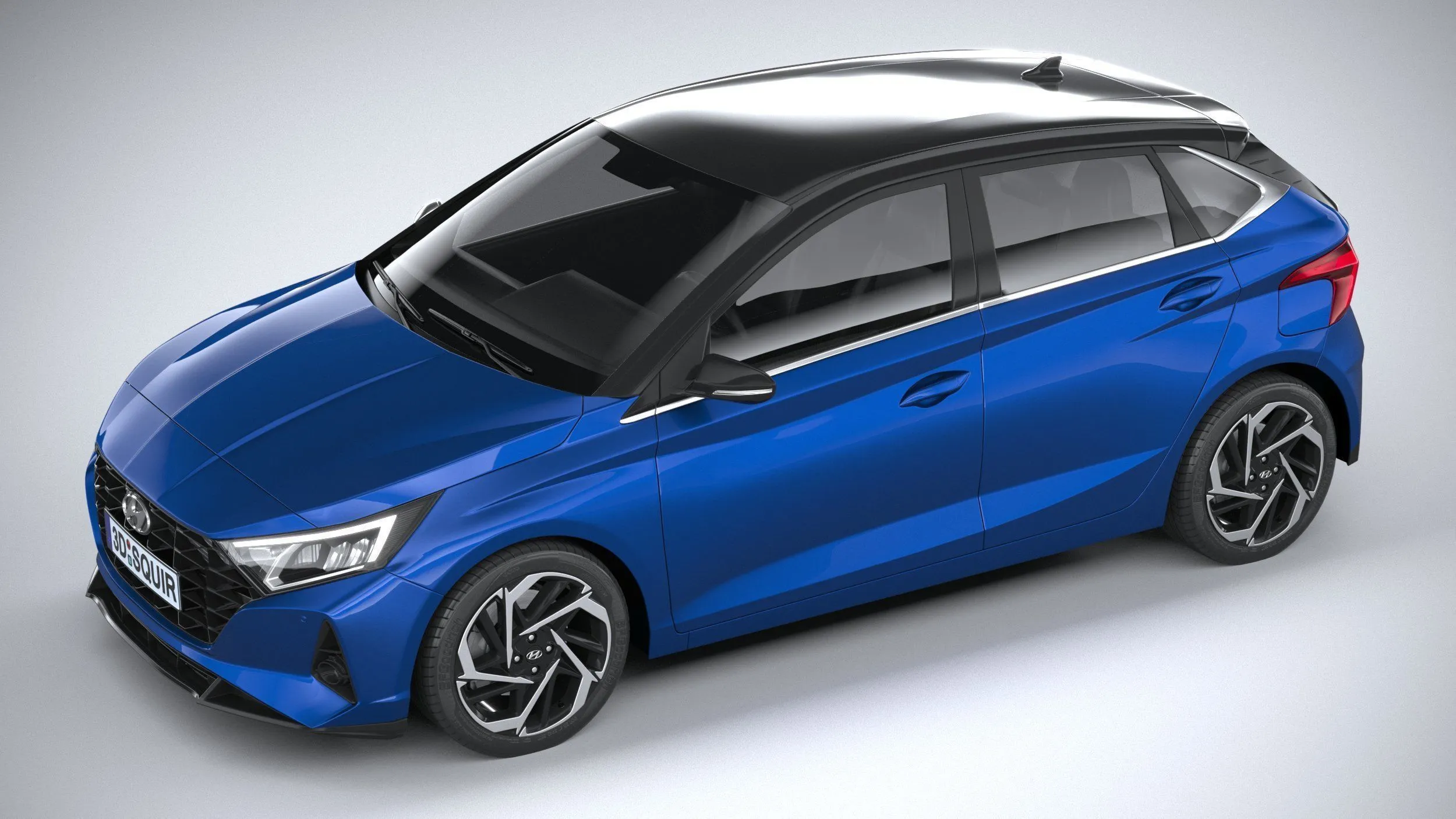 hyundai car 27 models collection squir 3d 3d model