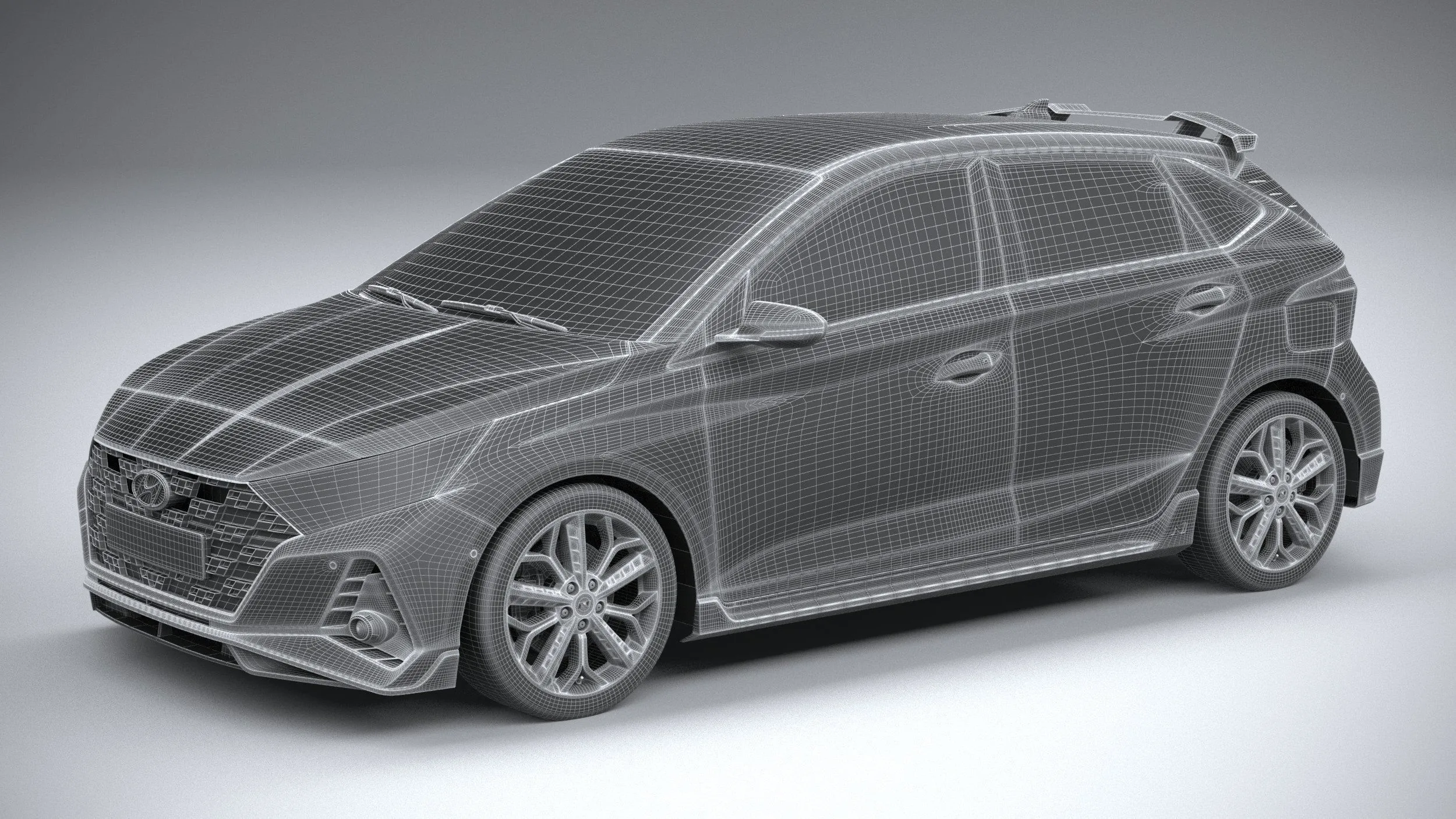 hyundai car 27 models collection squir 3d 3d model