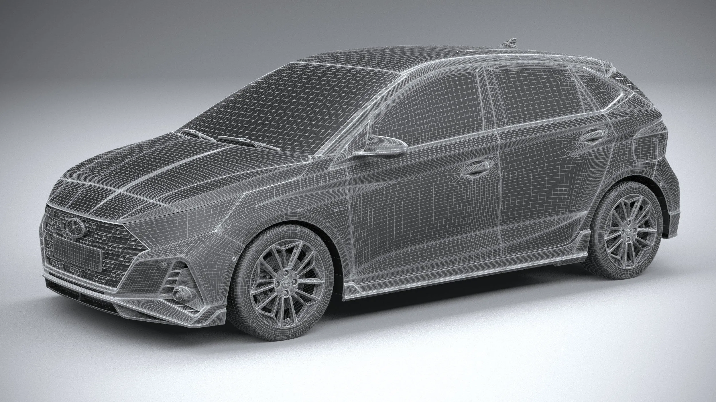 hyundai car 27 models collection squir 3d 3d model