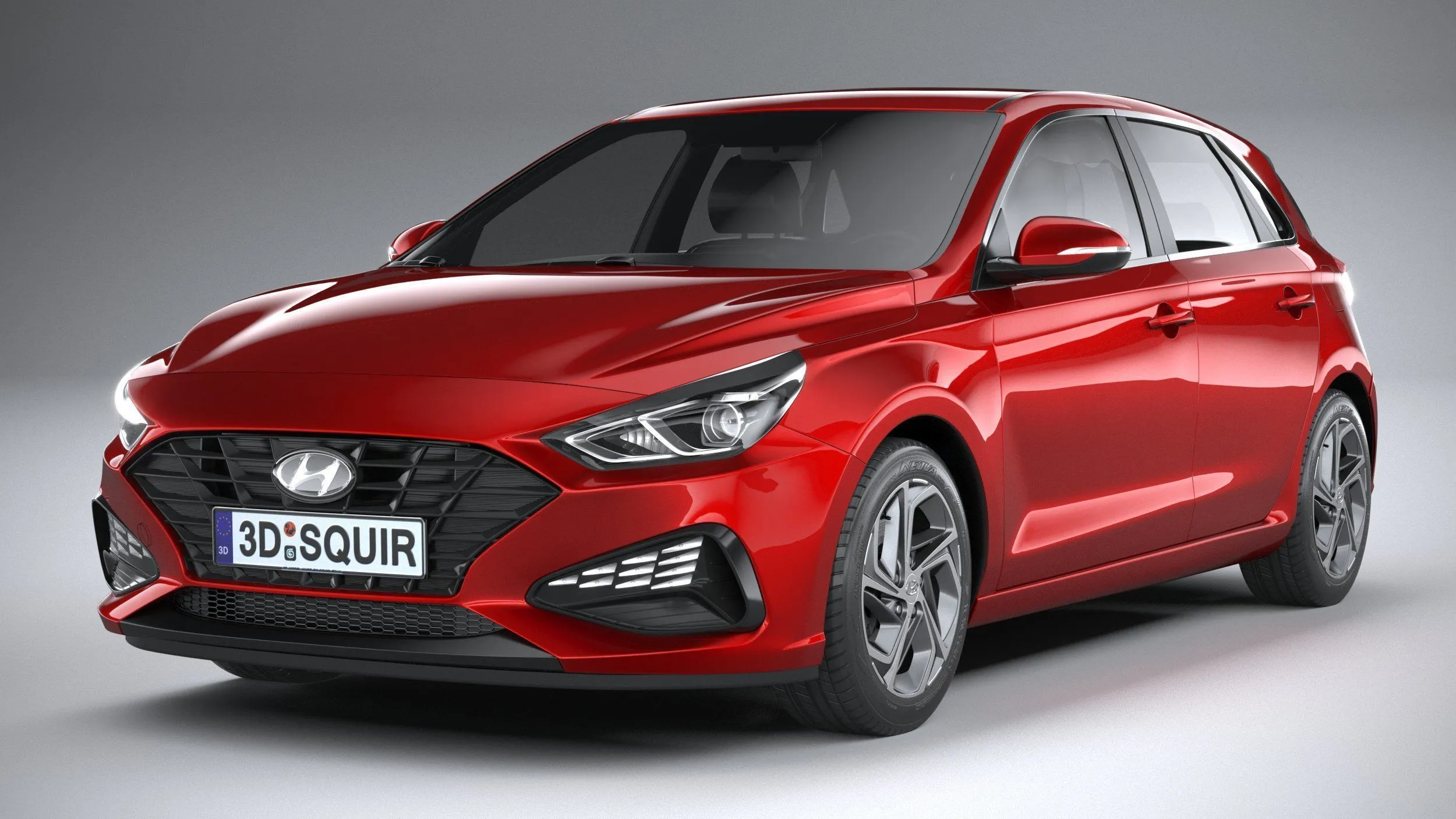 hyundai car 27 models collection squir 3d 3d model