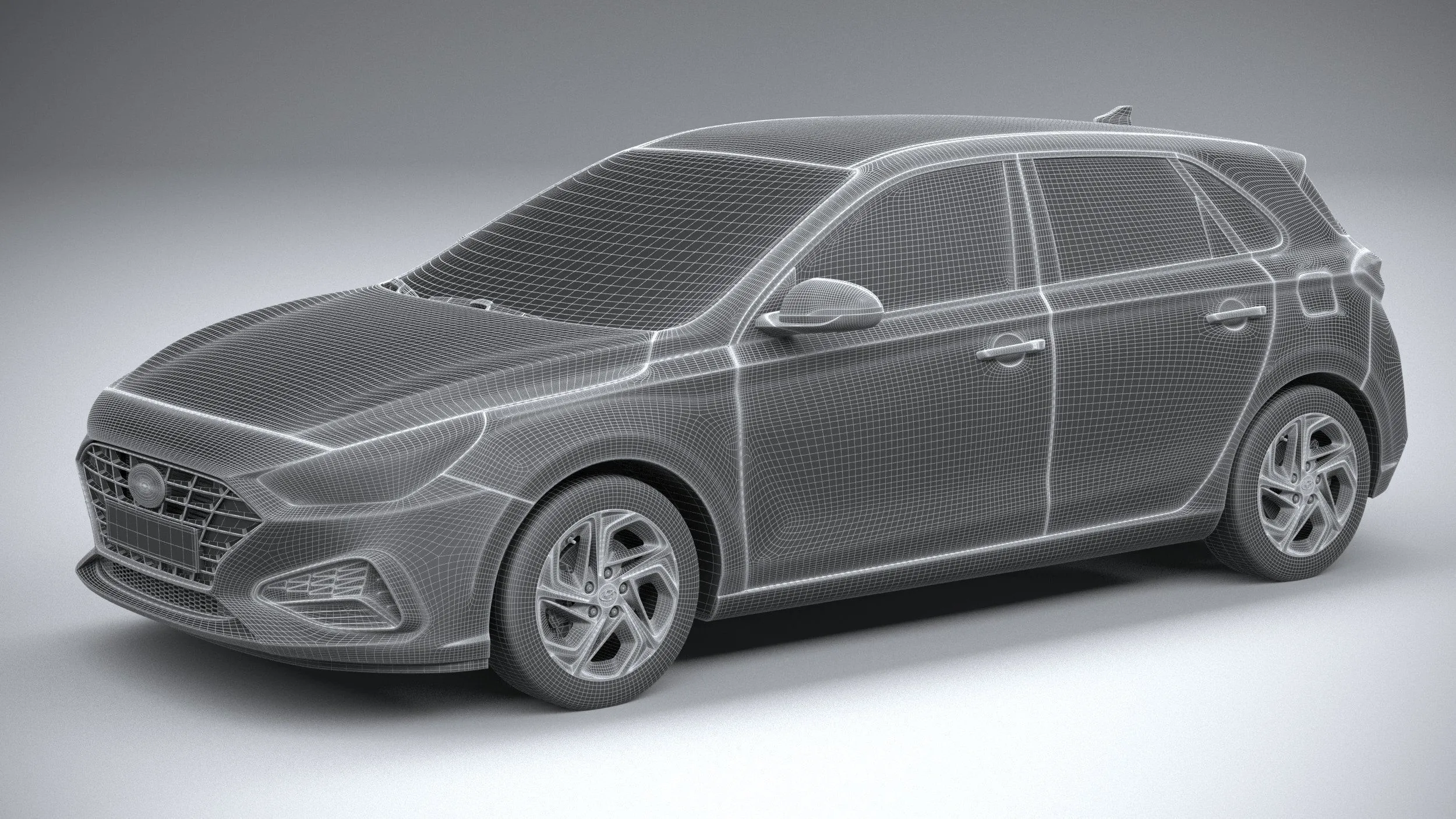 hyundai car 27 models collection squir 3d 3d model