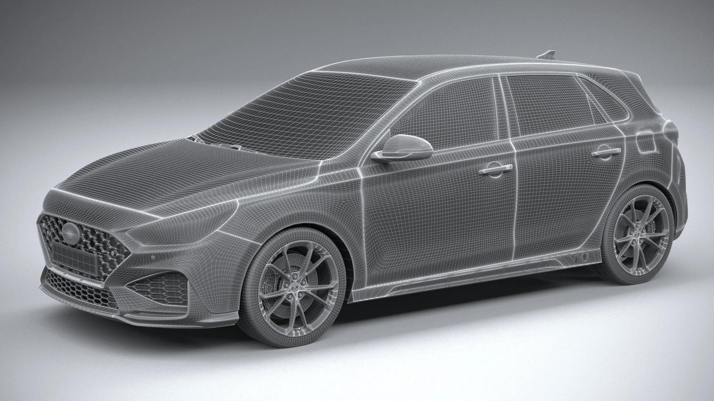 hyundai car 27 models collection squir 3d 3d model