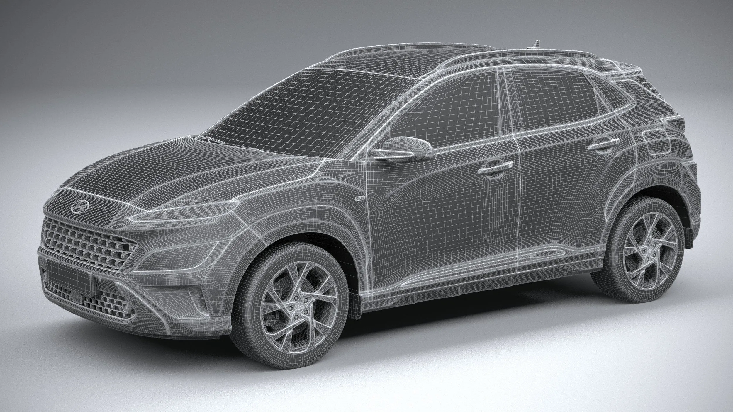 hyundai car 27 models collection squir 3d 3d model