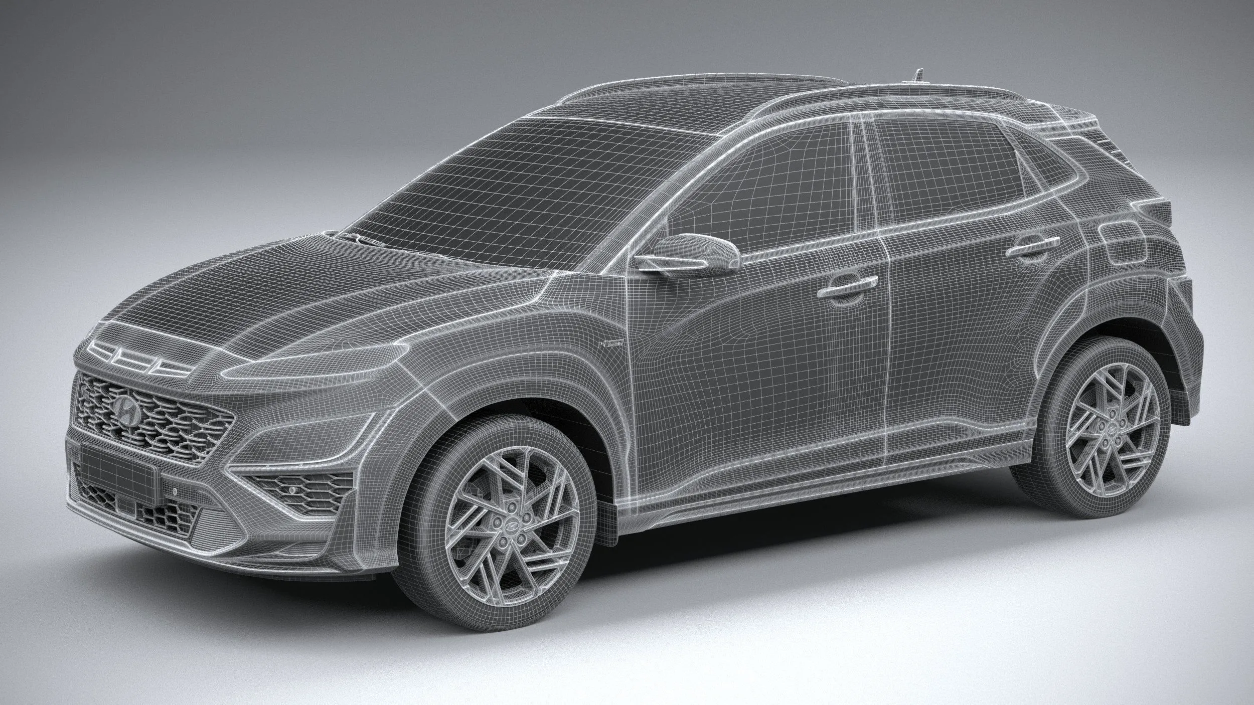 hyundai car 27 models collection squir 3d 3d model