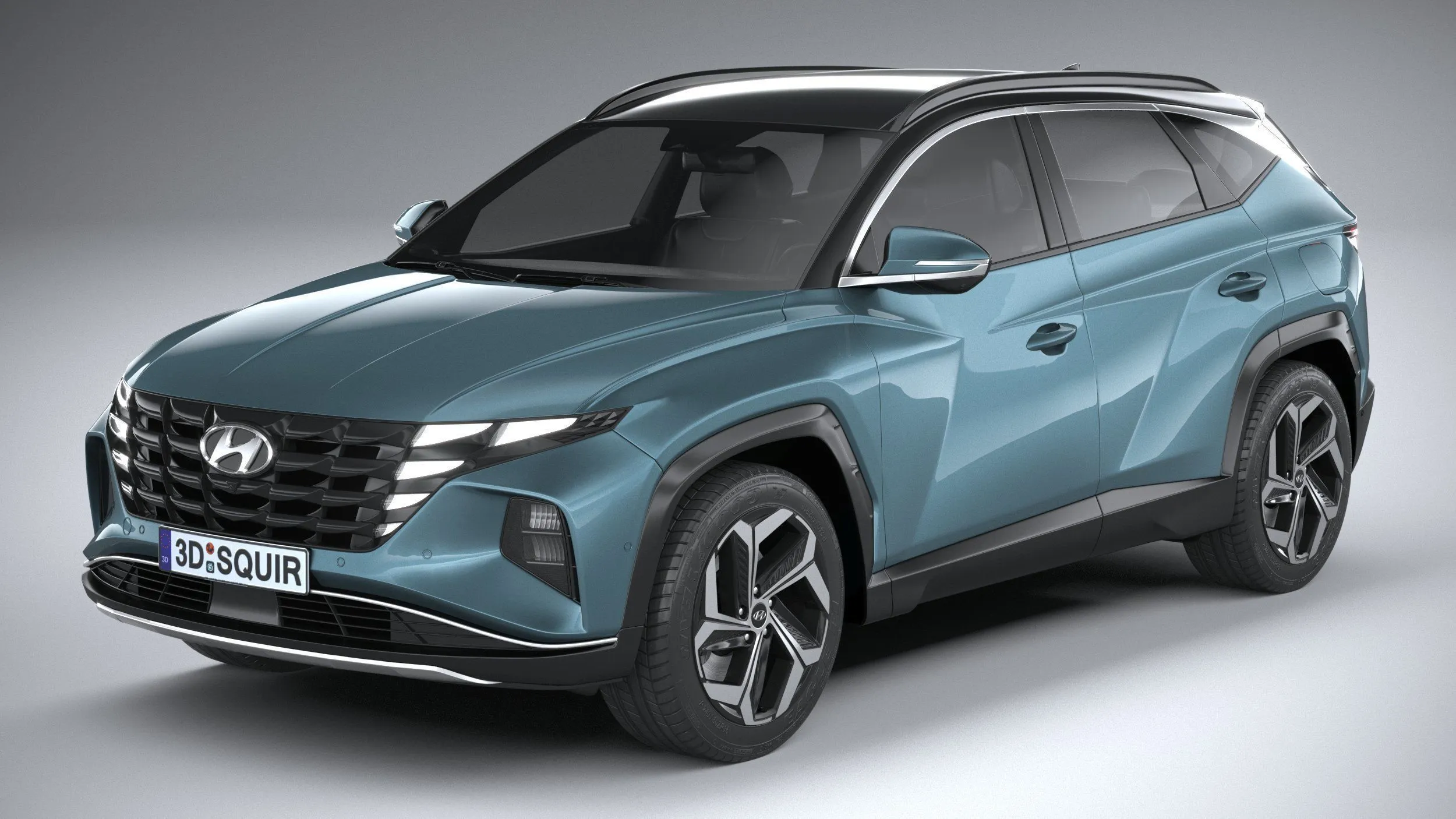 hyundai car 27 models collection squir 3d 3d model