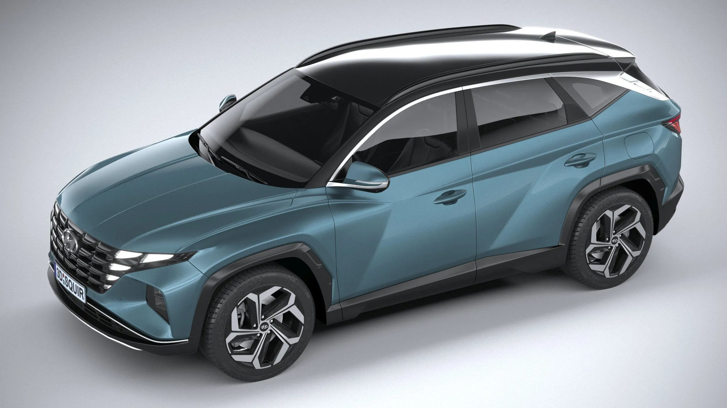 hyundai car 27 models collection squir 3d 3d model