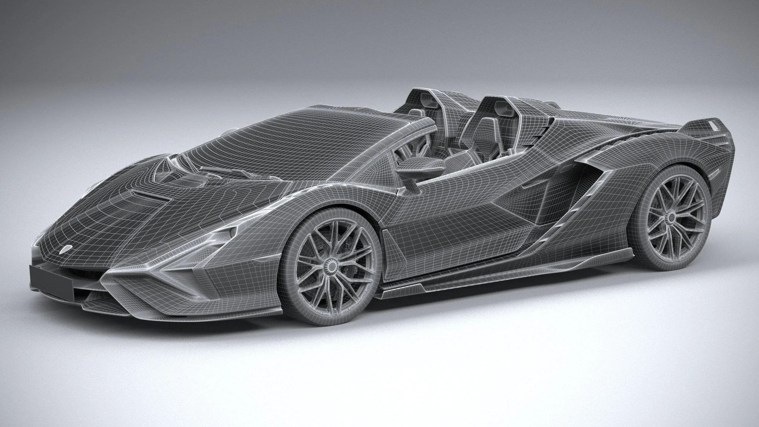 mixed car 30 models collection v2 squir 3d 3d model