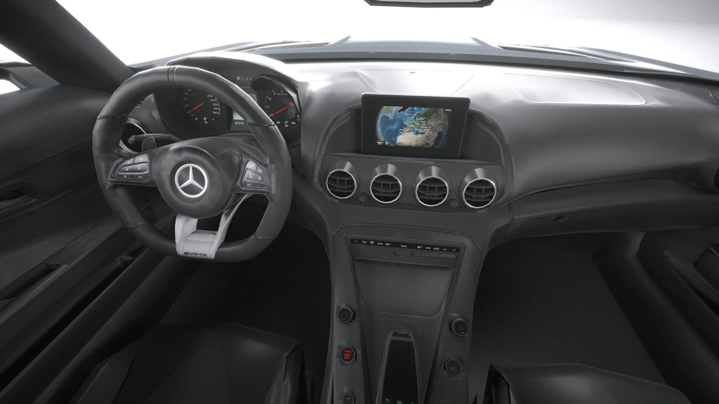 mercedes car 47 models collection squir 3d 3d model