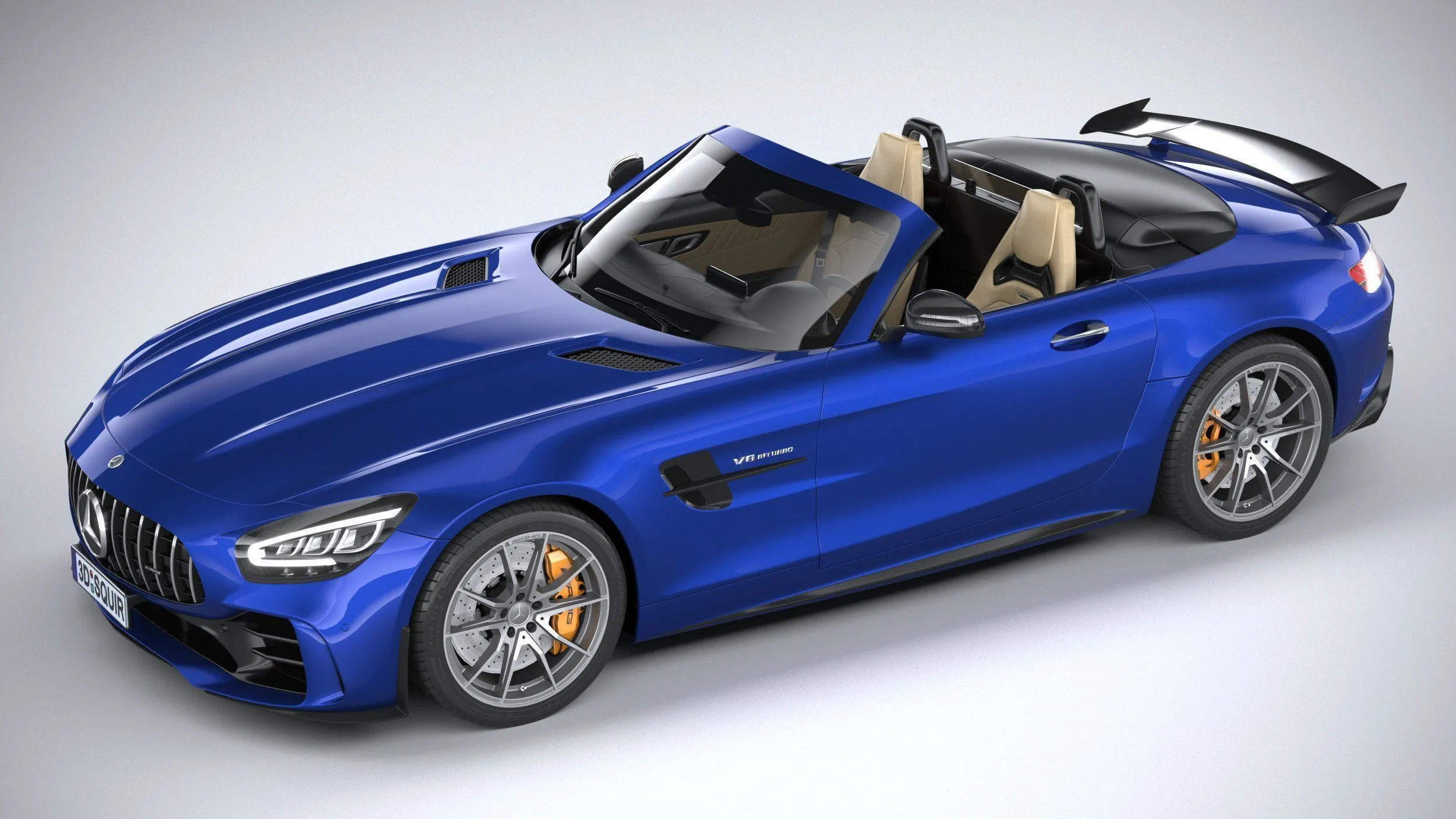 mercedes car 47 models collection squir 3d 3d model