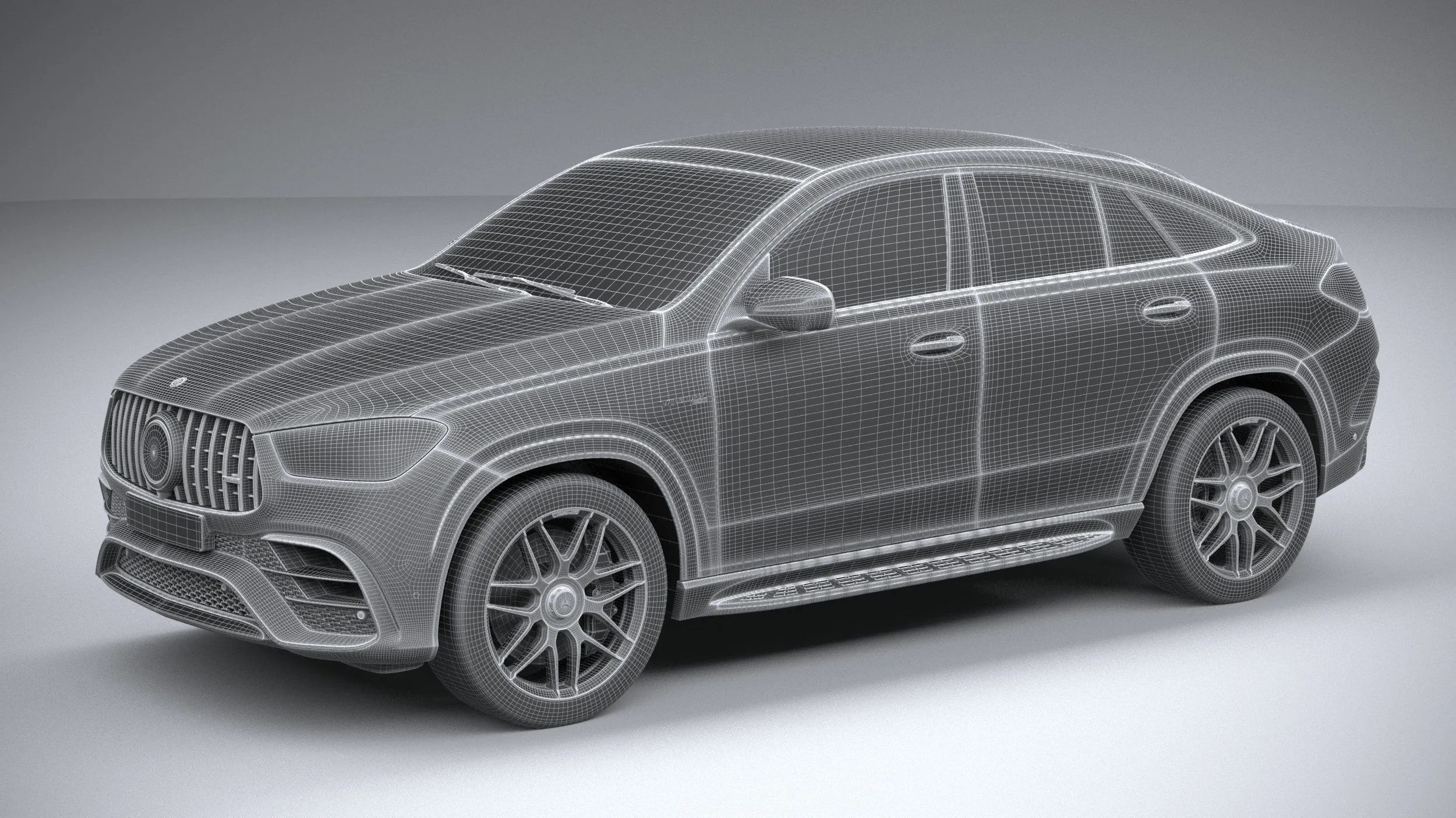 mercedes car 47 models collection squir 3d 3d model