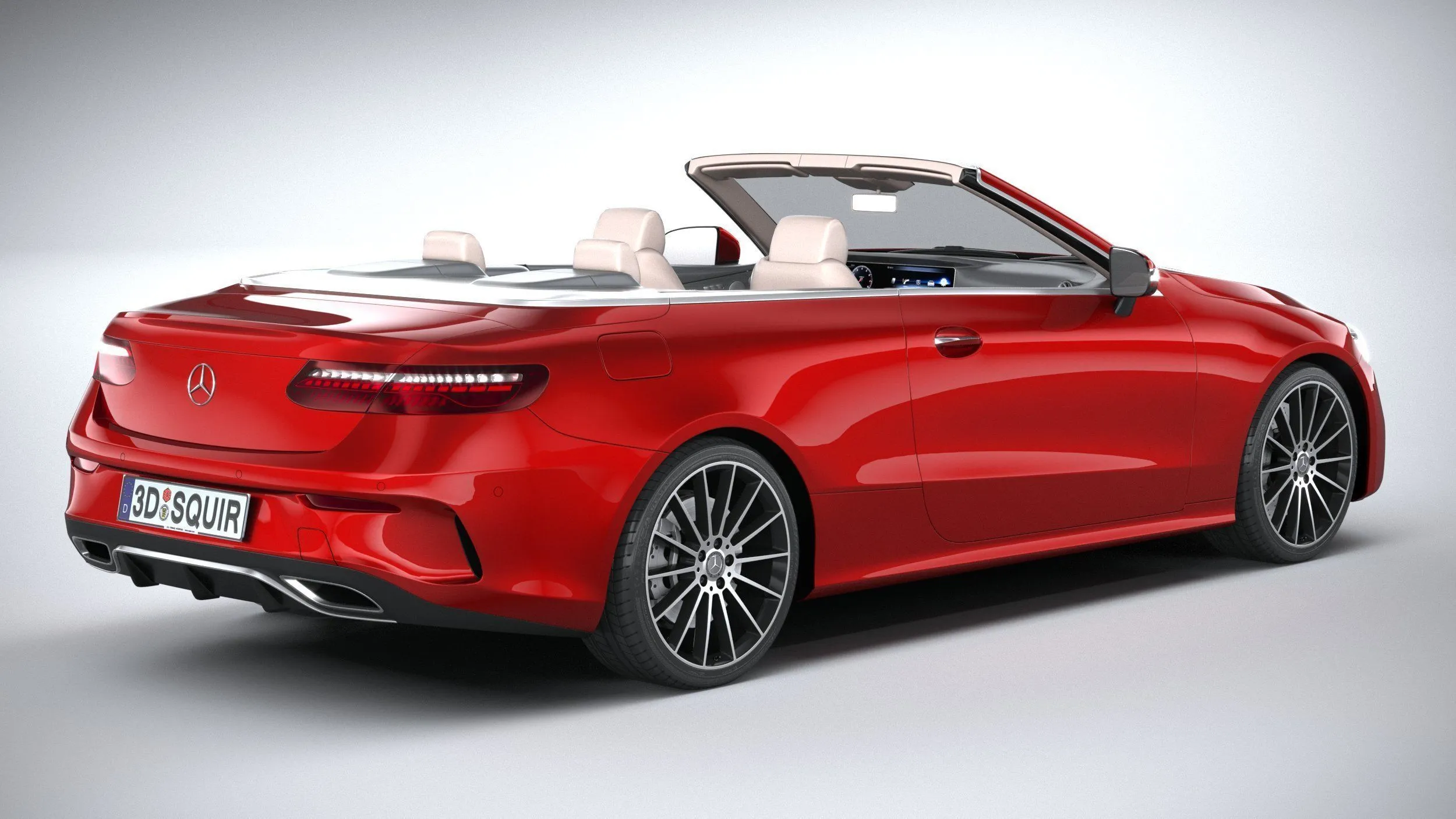 mercedes car 47 models collection squir 3d 3d model
