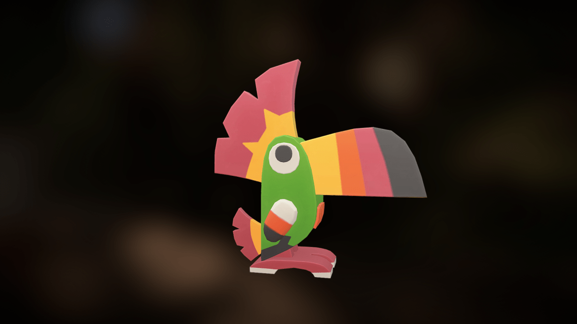 palworld tocotoco lamp 3d model
