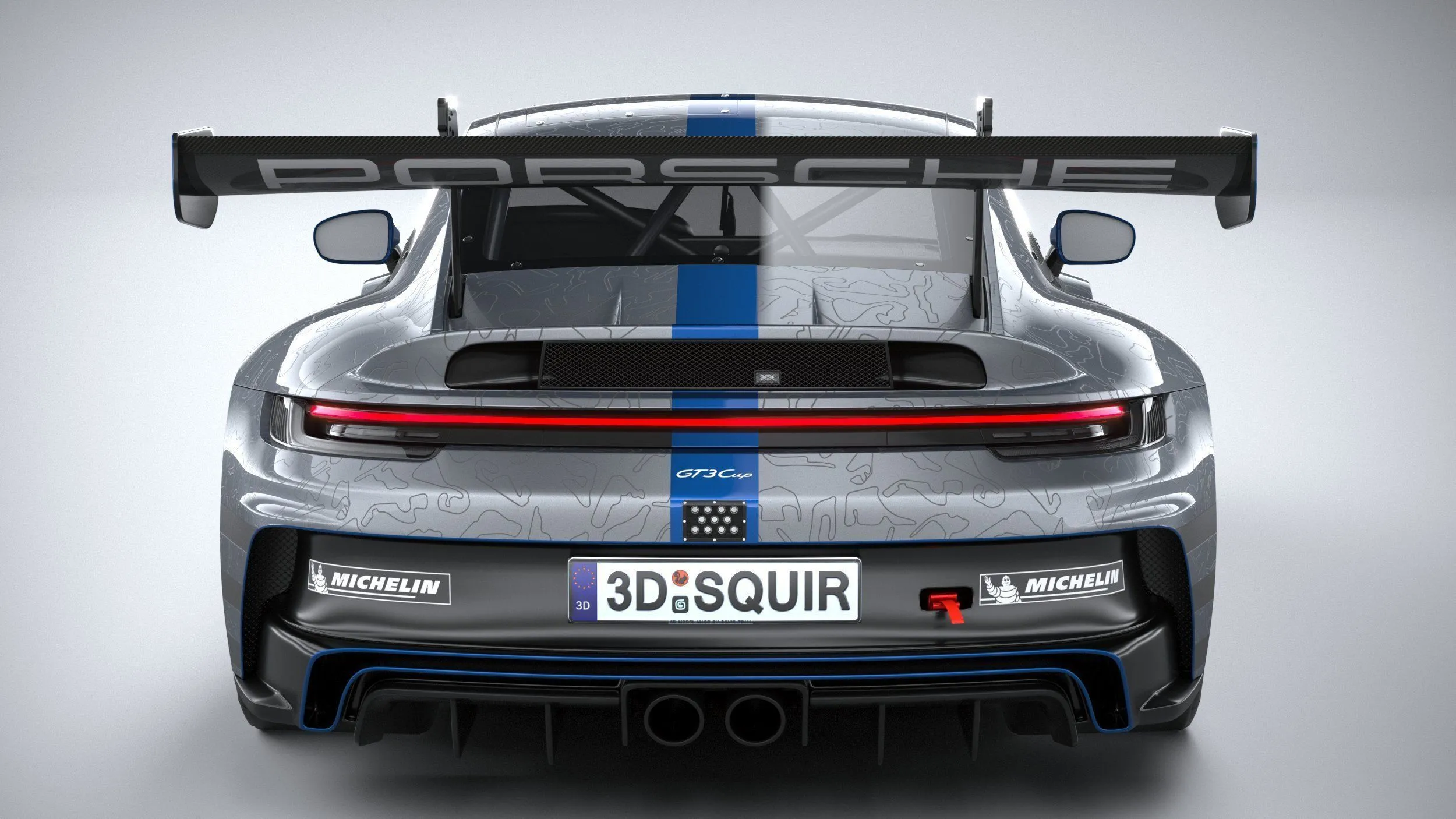 porsche car 24 models collection squir 3d 3d model