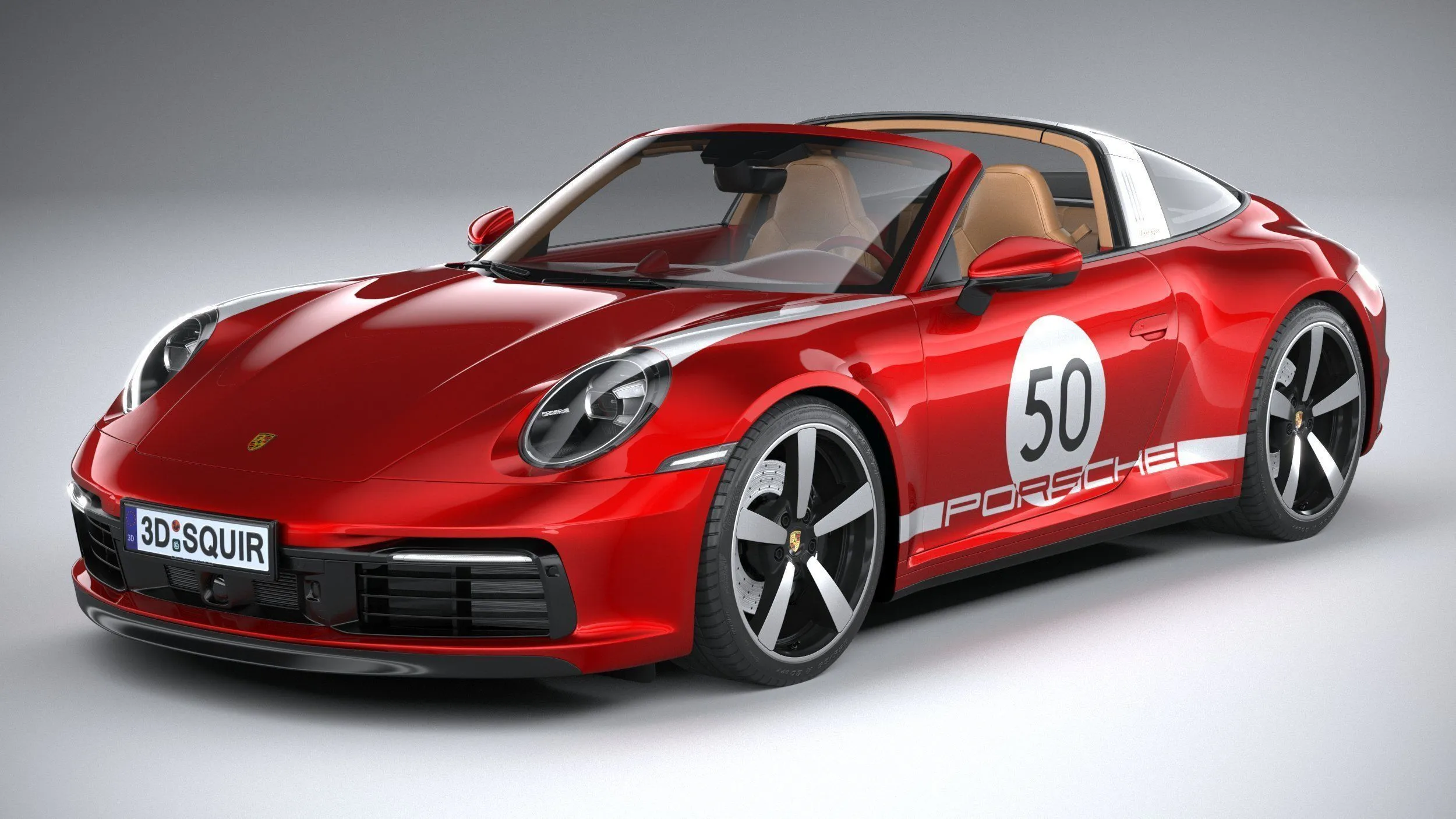 porsche car 24 models collection squir 3d 3d model