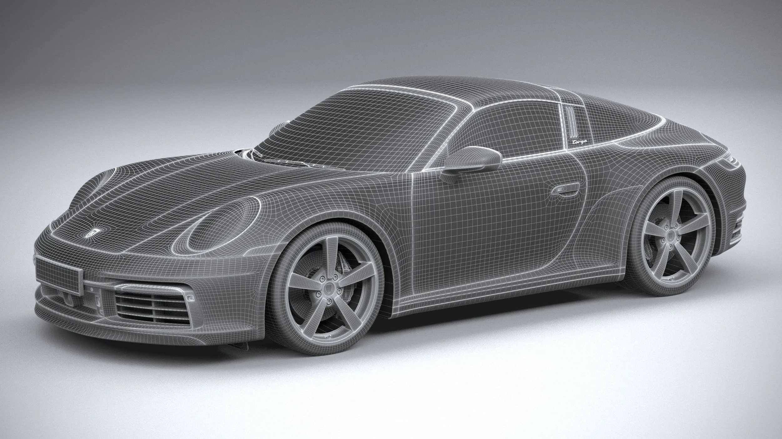 porsche car 24 models collection squir 3d 3d model