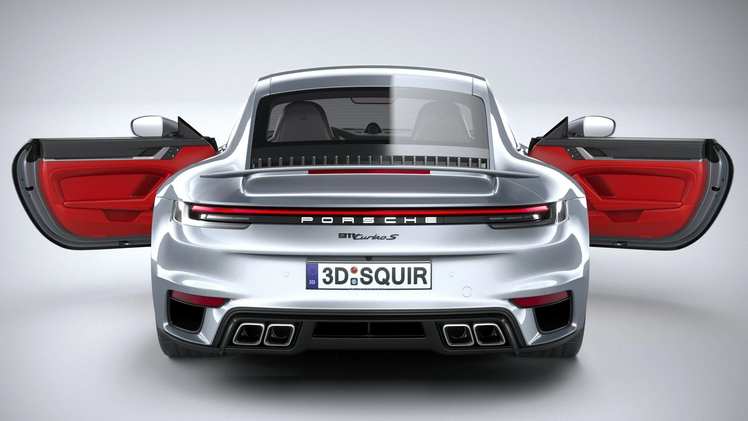 porsche car 24 models collection squir 3d 3d model