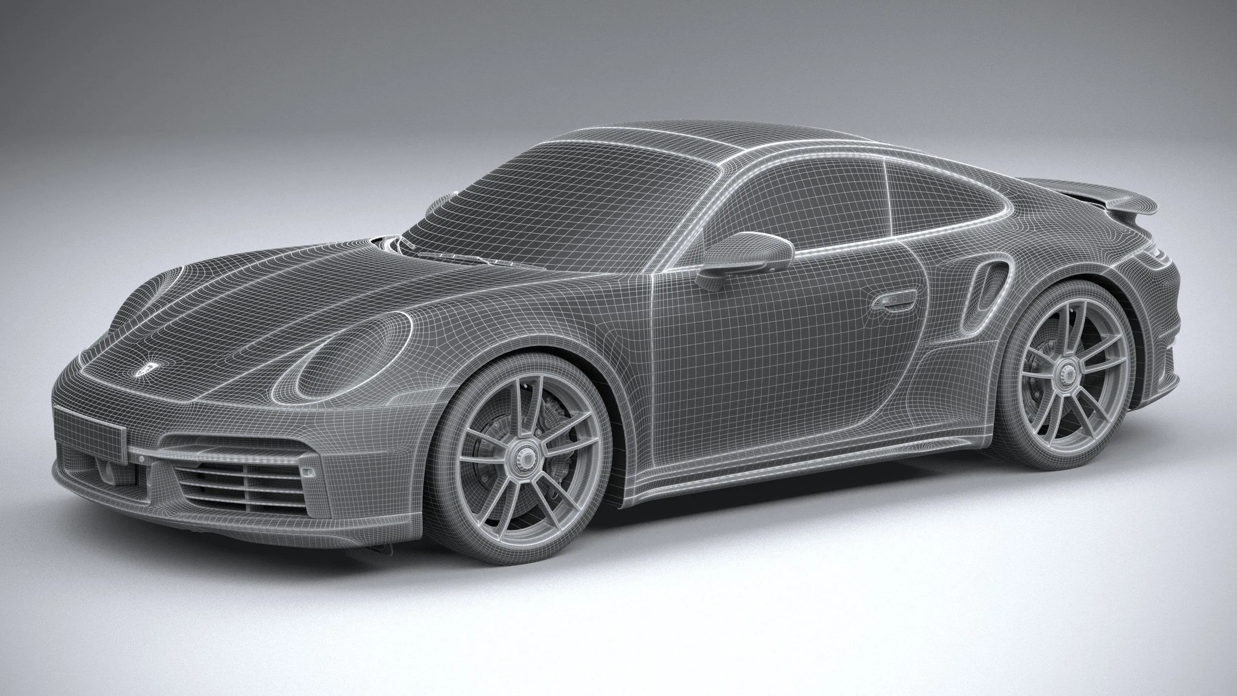 porsche car 24 models collection squir 3d 3d model