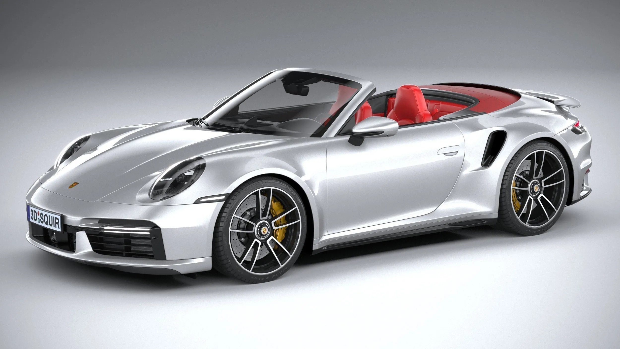 porsche car 24 models collection squir 3d 3d model
